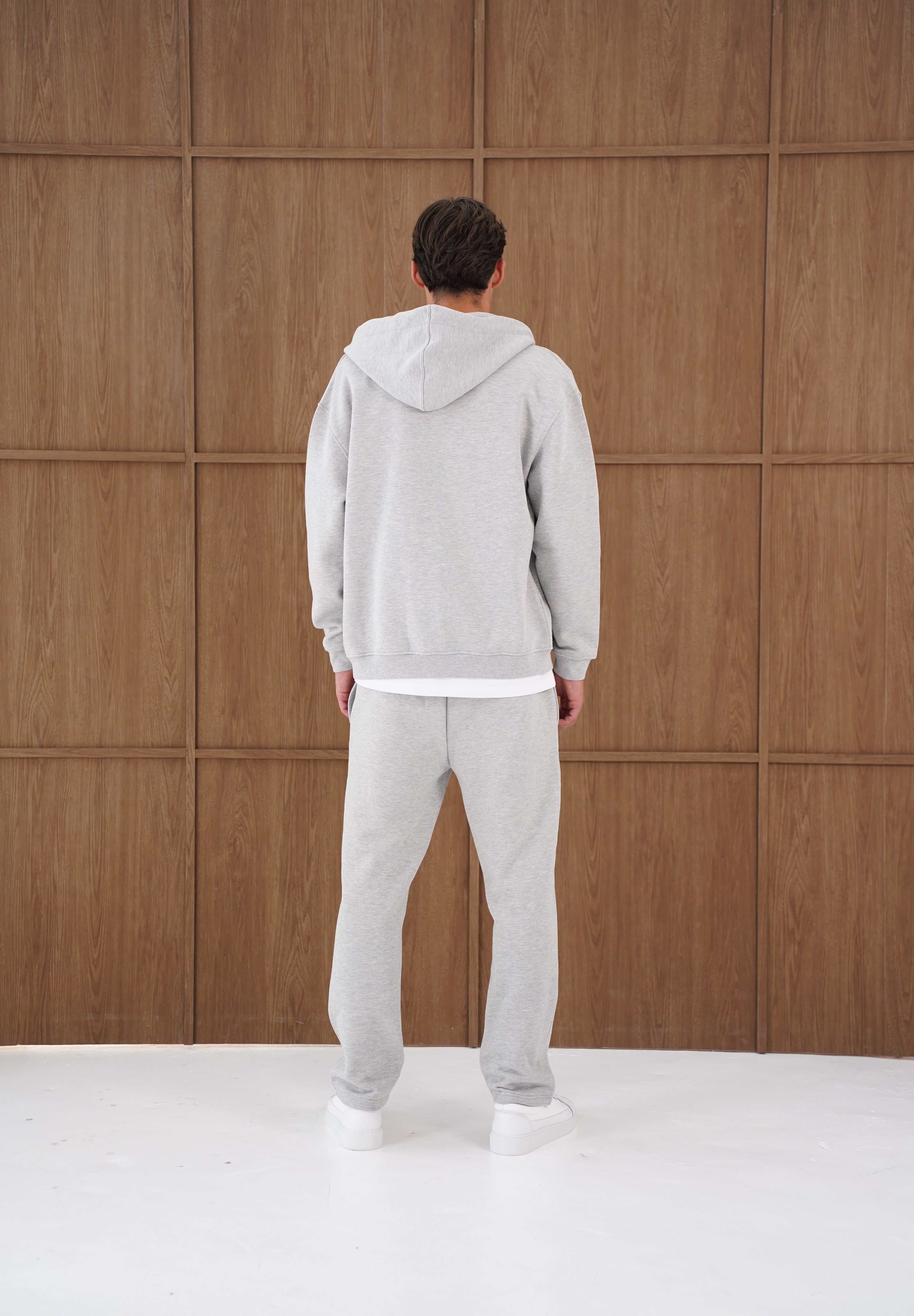 Capo Heavyweight Full Zip Hoodie - Light Grey