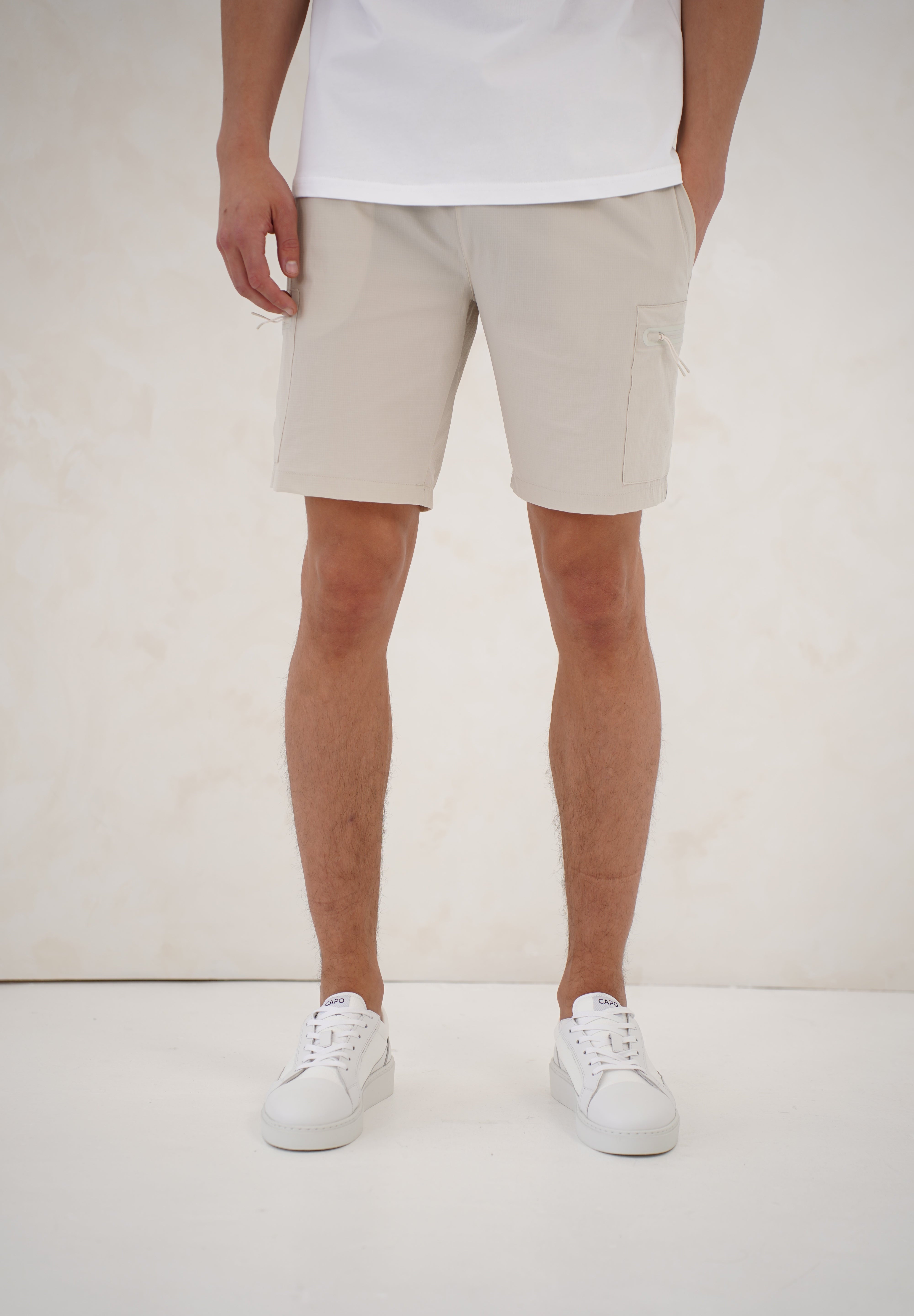 Capo Utility Tech Cargo Short - Stone