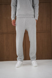 Capo Toby Straight Hem Jogger - Grey Marl