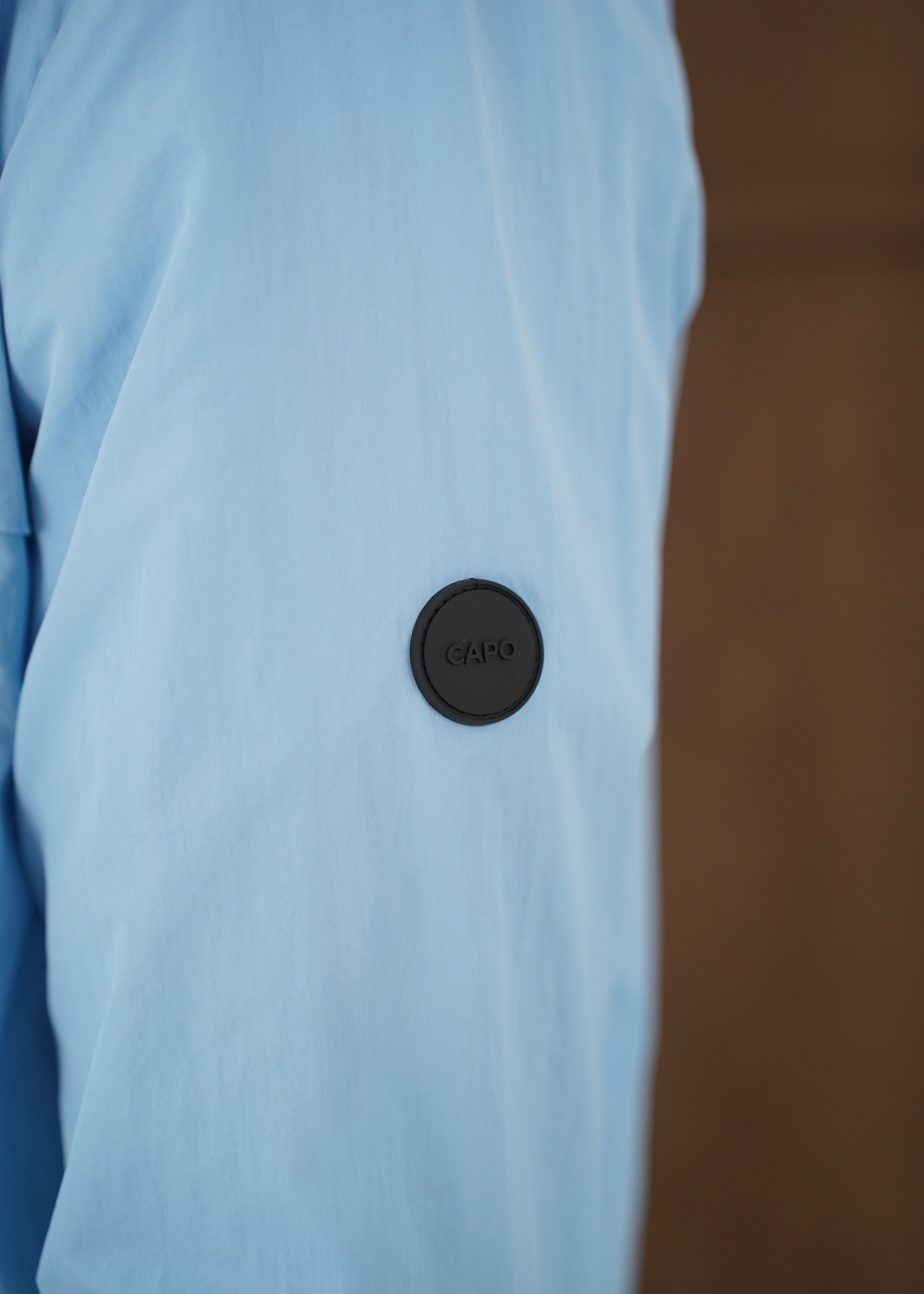 Capo Crinkle Lightweight Jacket - Sky Blue