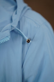 Capo Crinkle Lightweight Jacket - Sky Blue