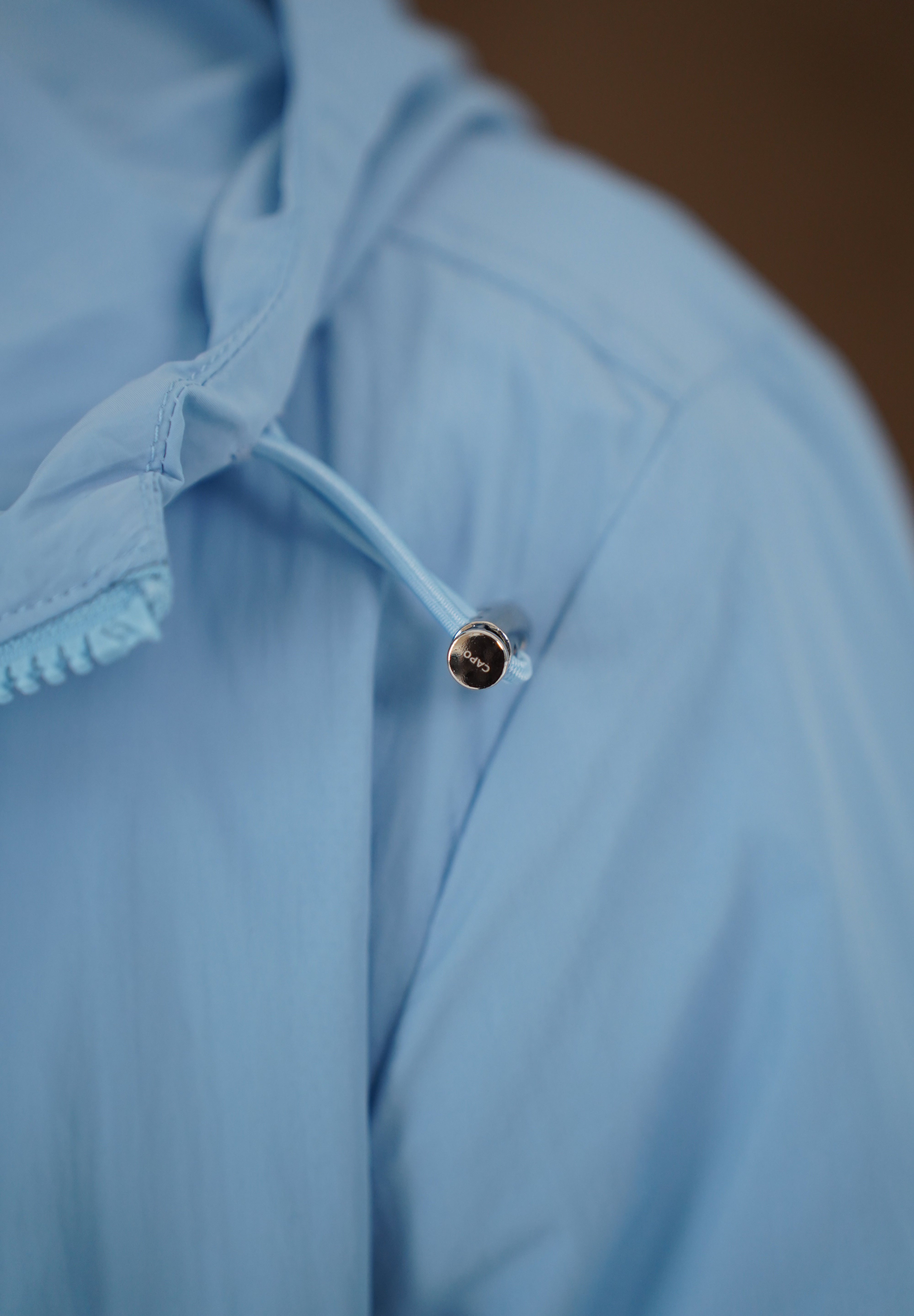 Capo Crinkle Lightweight Jacket - Sky Blue