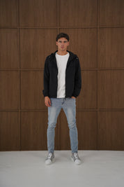 Capo Crinkle Lightweight Jacket - Black