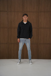 Capo Crinkle Lightweight Jacket - Black