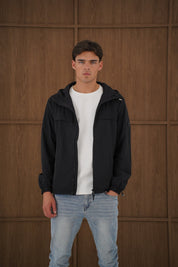 Capo Crinkle Lightweight Jacket - Black