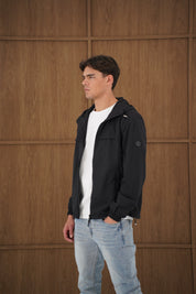 Capo Crinkle Lightweight Jacket - Black