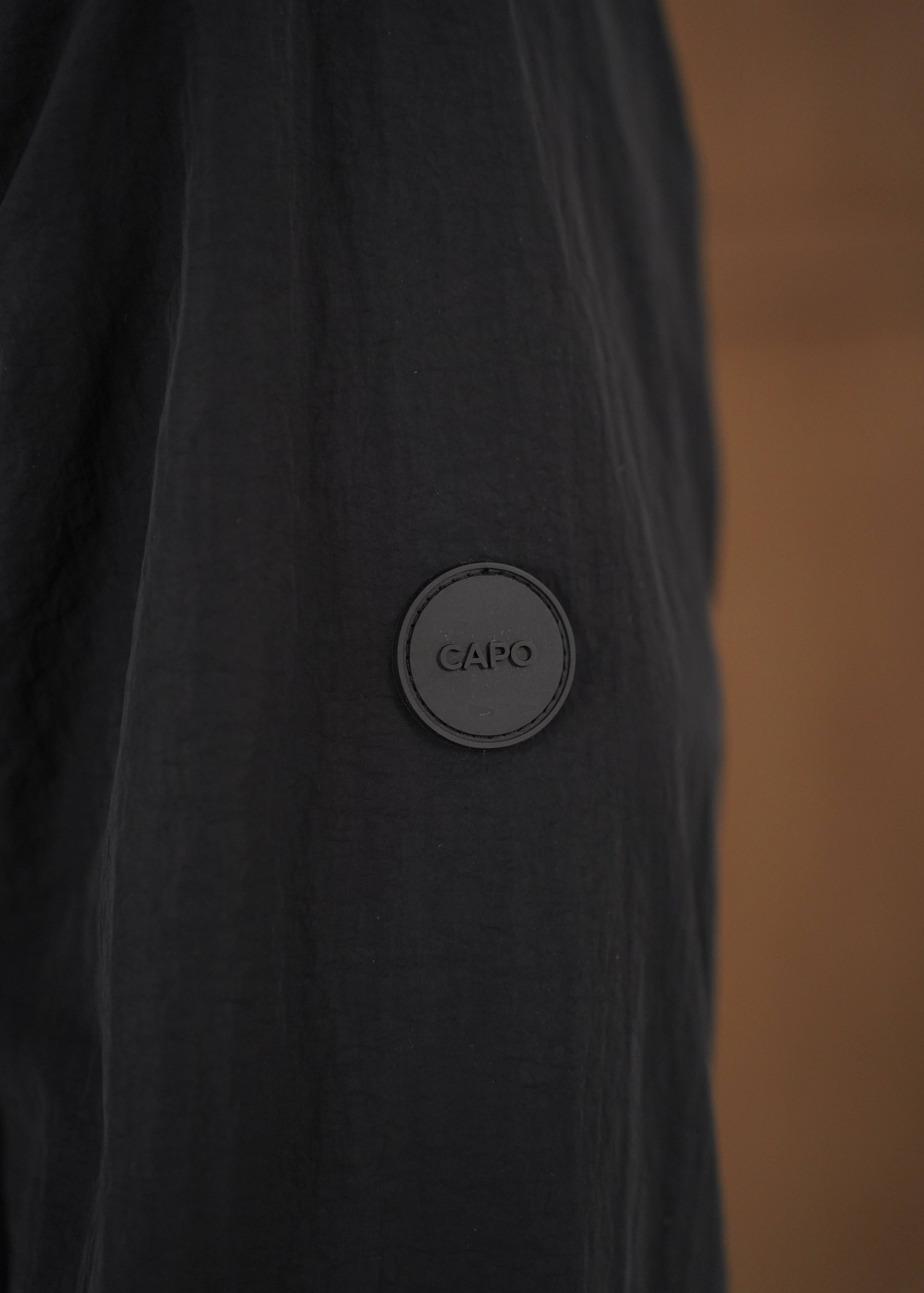 Capo Crinkle Lightweight Jacket - Black