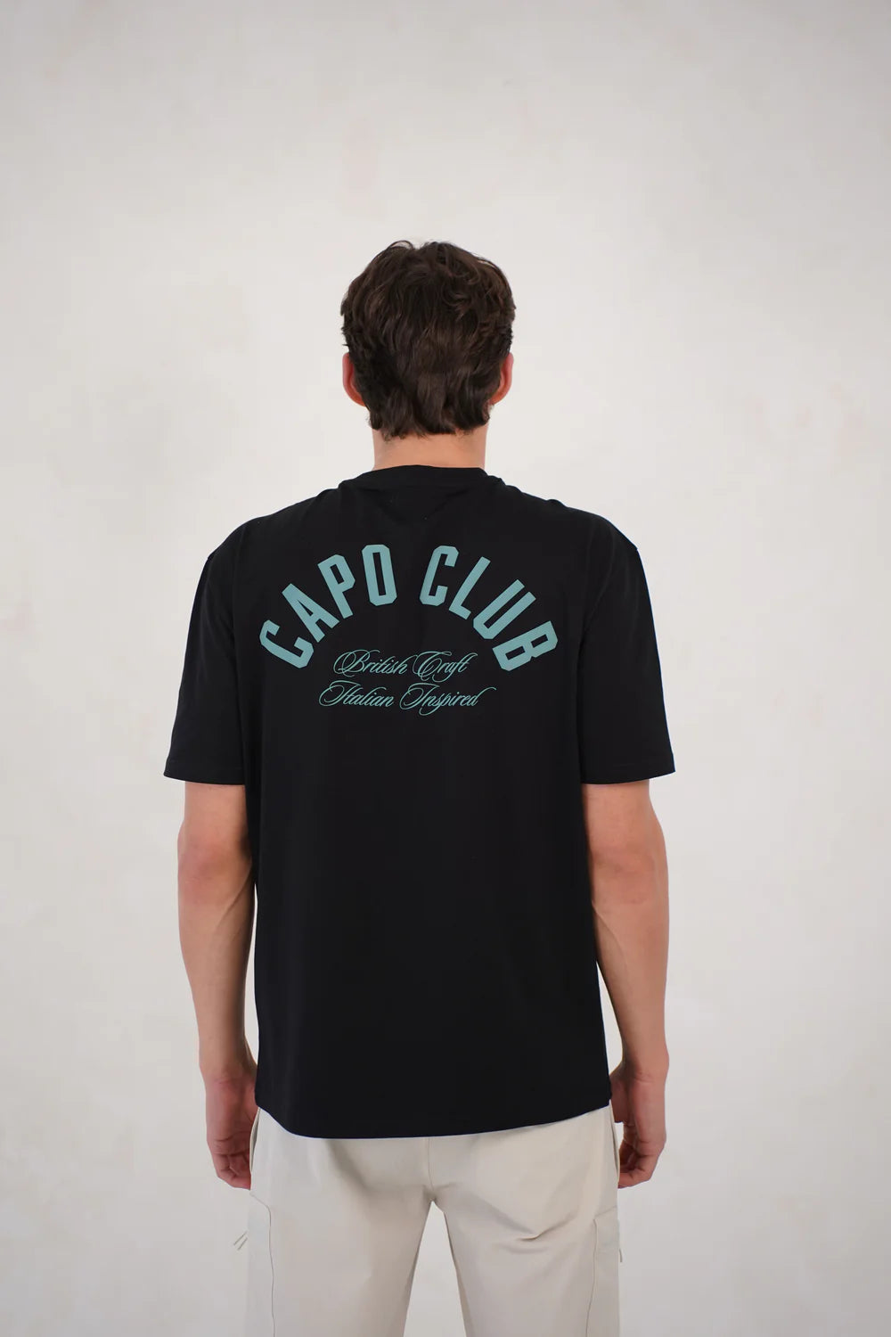 Capo Club Script T-Shirt - Black/Green