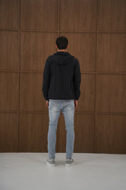 Capo Crinkle Lightweight Jacket - Black