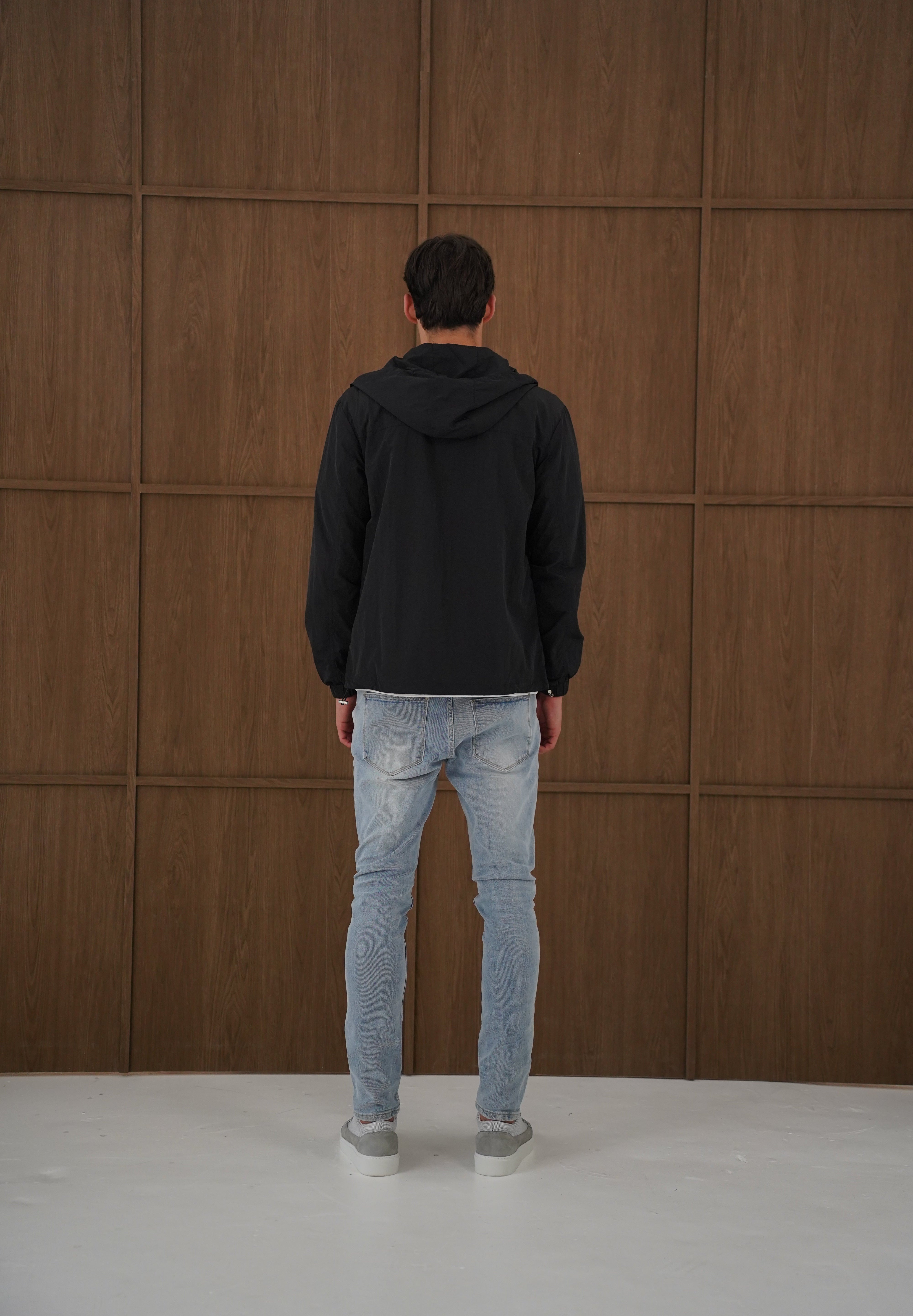 Capo Crinkle Lightweight Jacket - Black