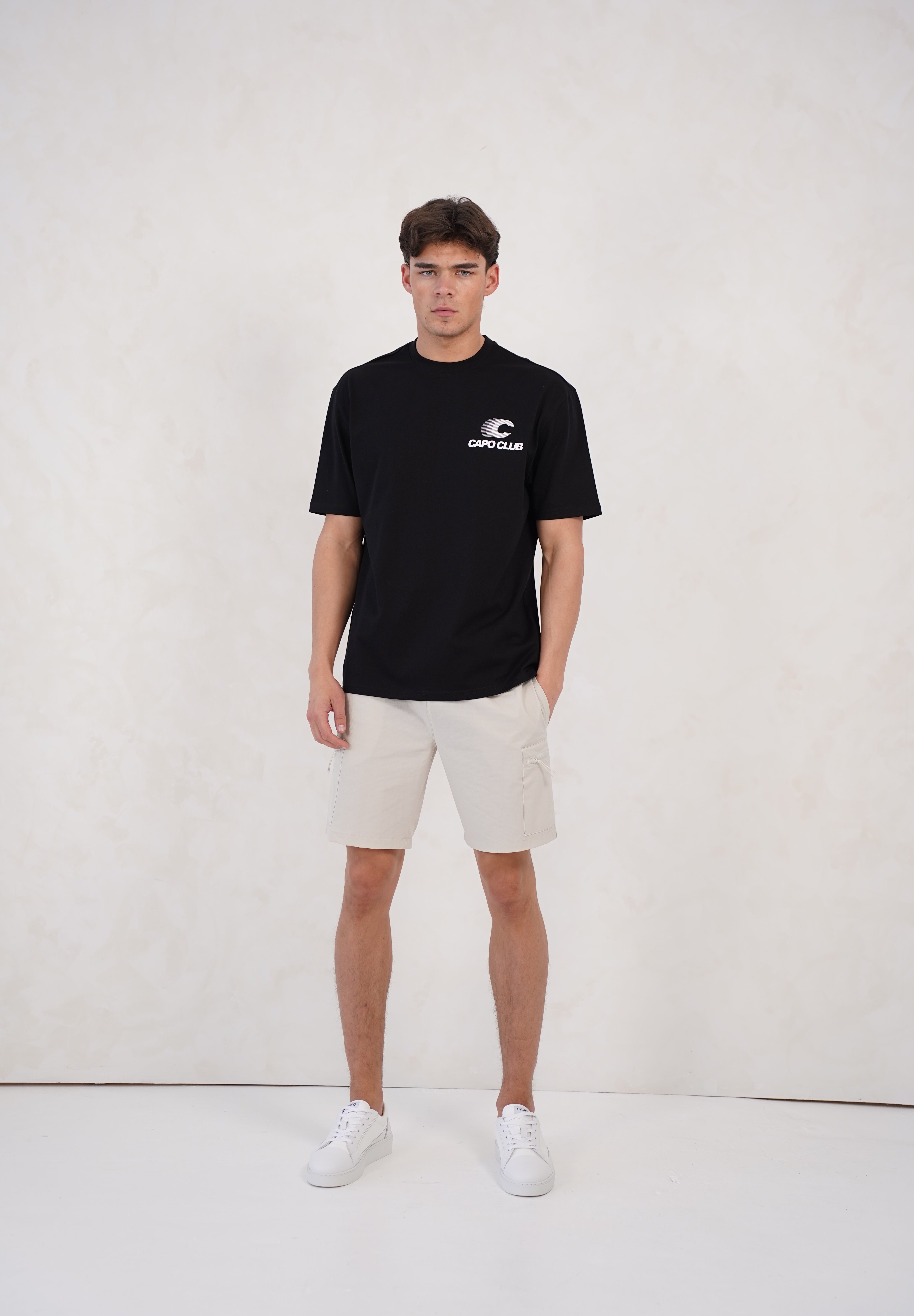 Capo Club Speed T-Shirt - Black/White