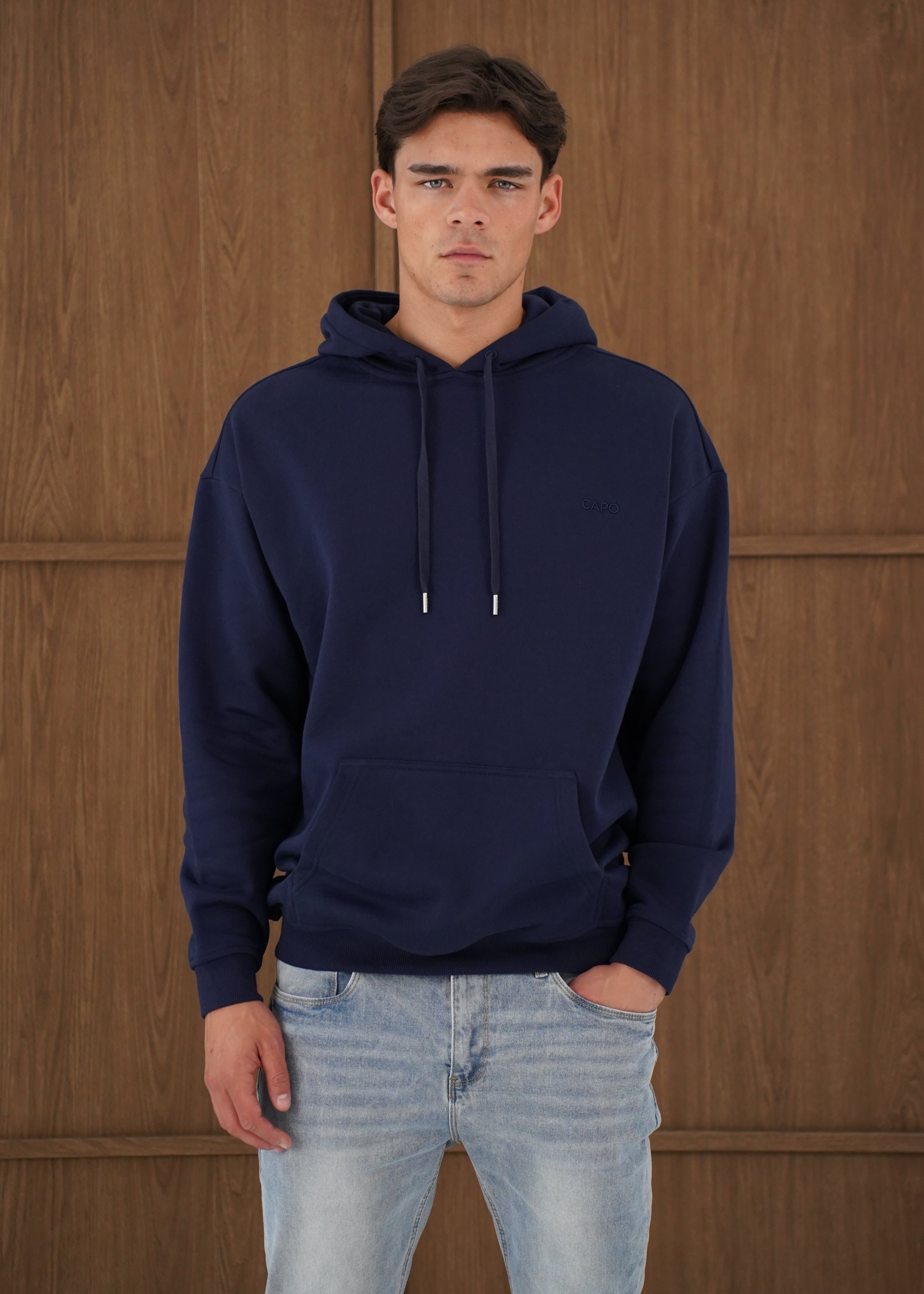Capo Tracksuit Overhead Hoodie - Navy