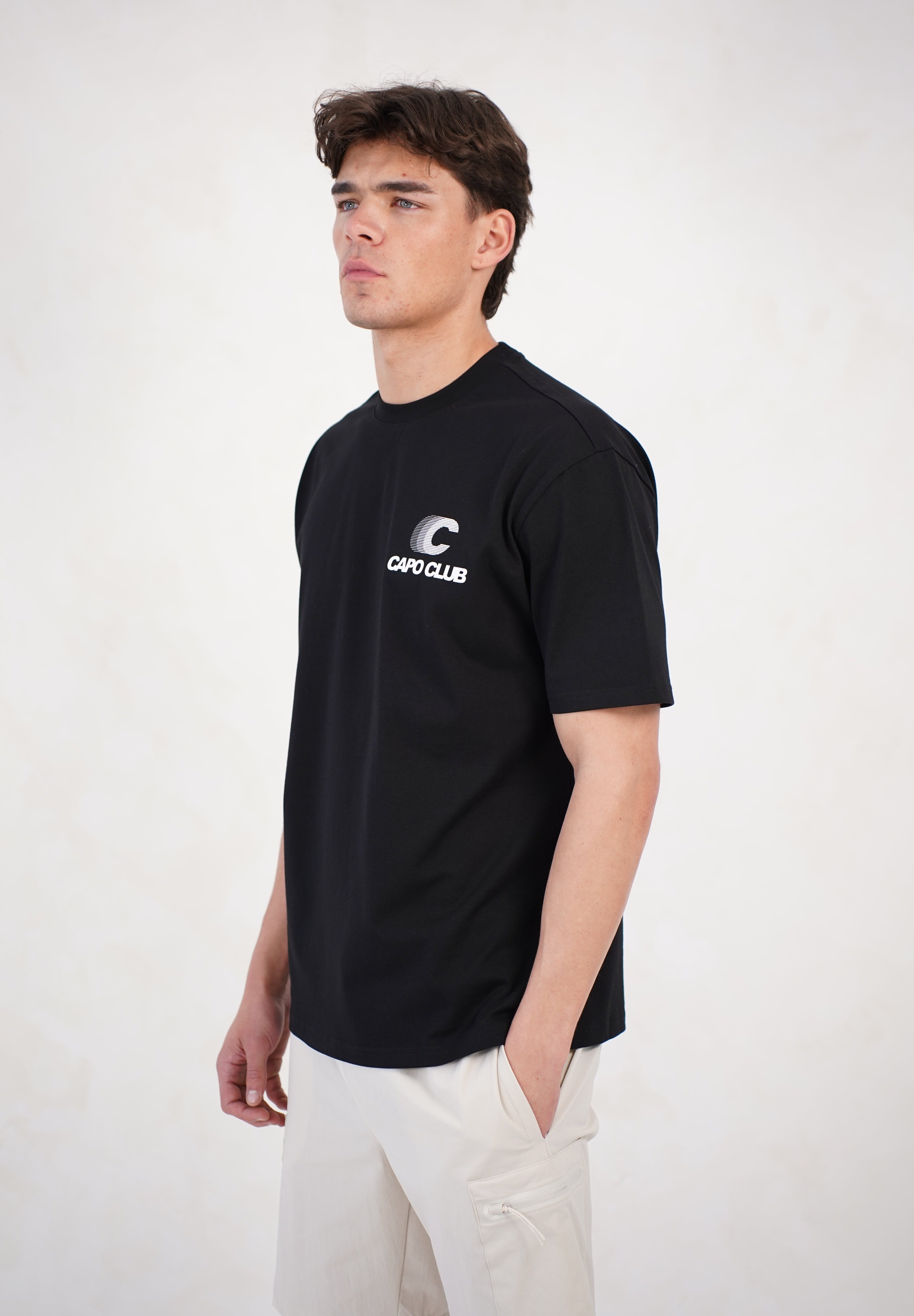 Capo Club Speed T-Shirt - Black/White