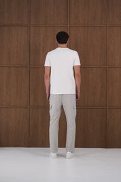 Capo Utility Regular Cargo Pants - Light Grey