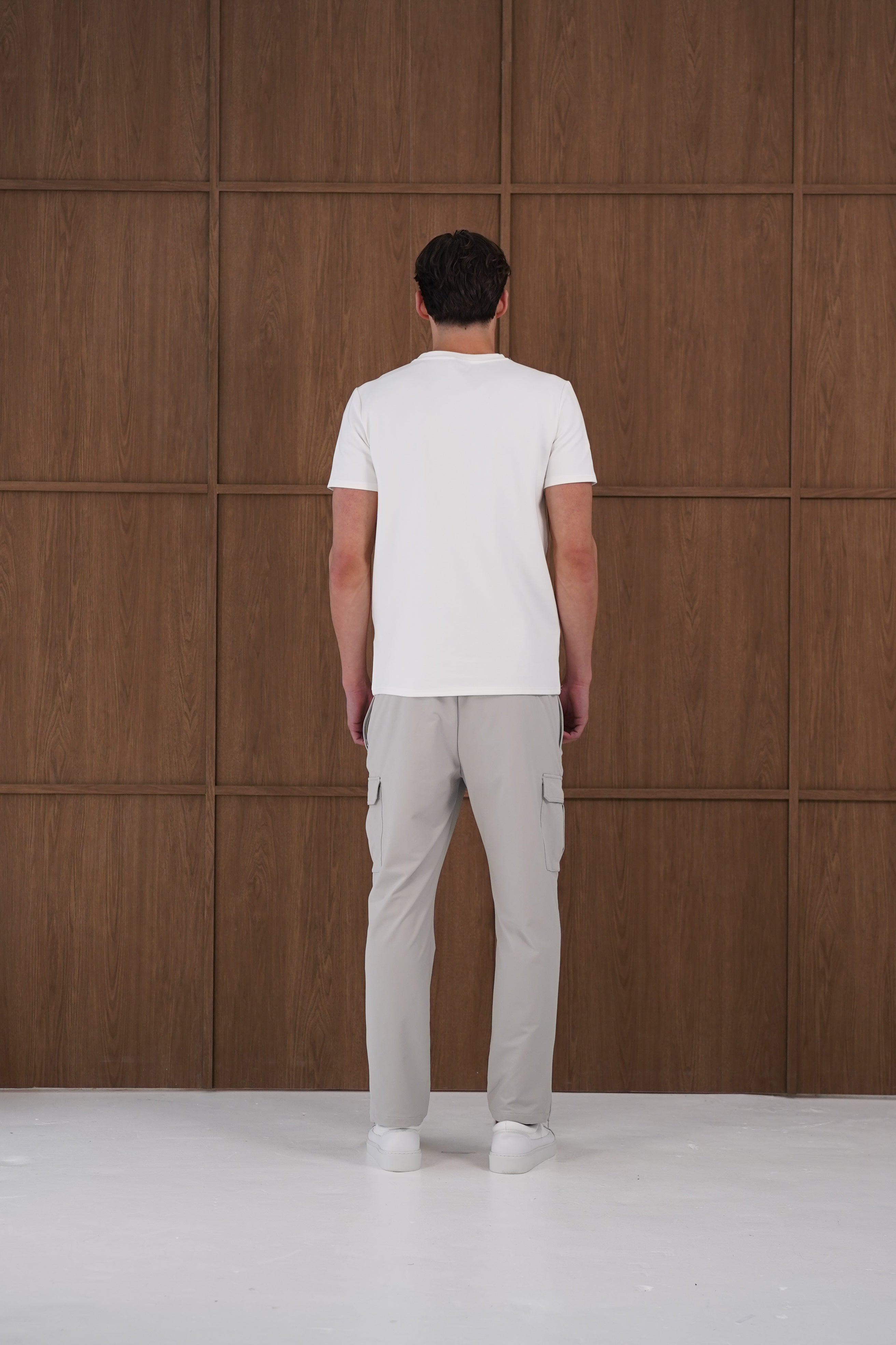 Capo Utility Regular Cargo Pants - Light Grey