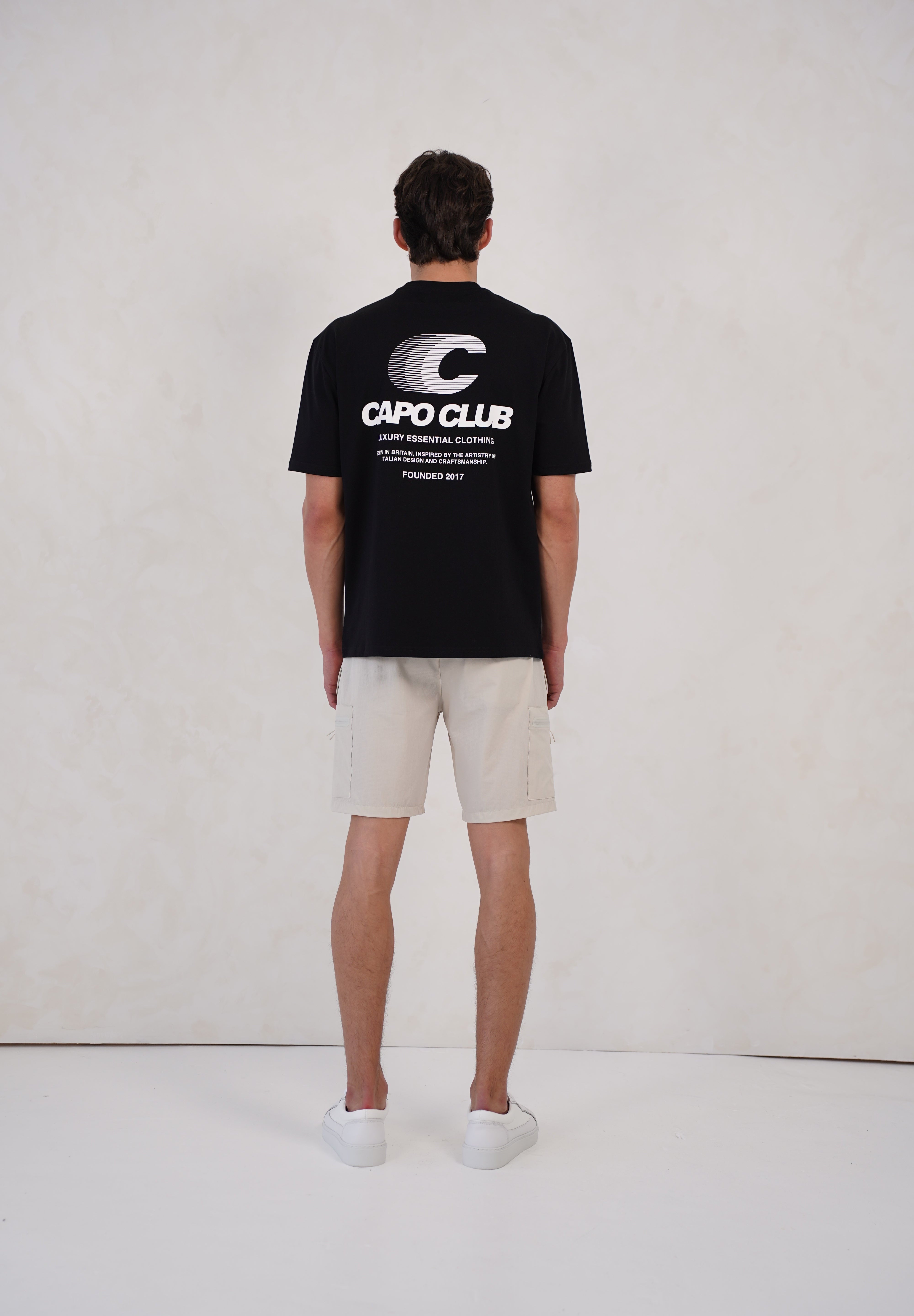 Capo Club Speed T-Shirt - Black/White