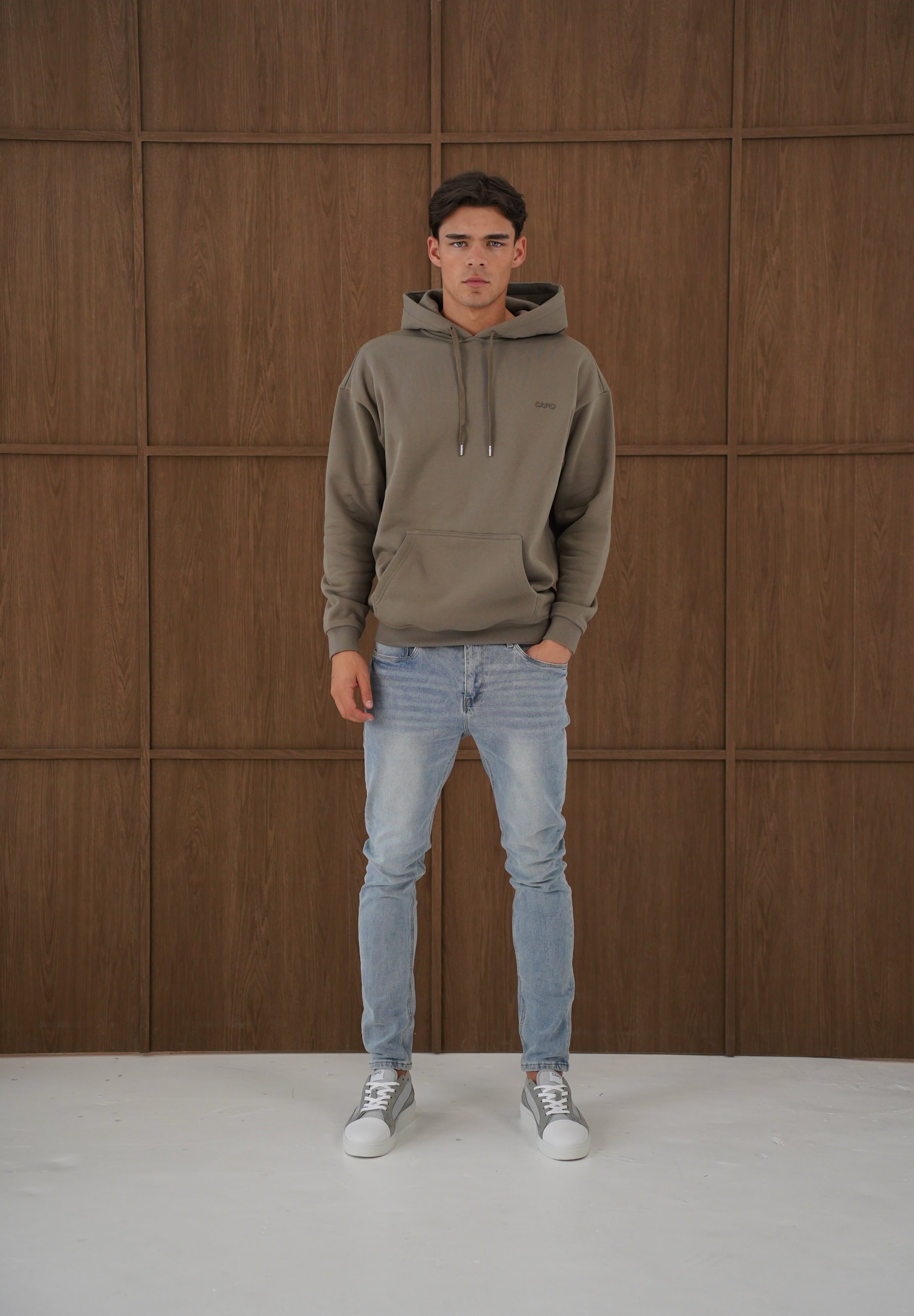 Capo Tracksuit Overhead Hoodie - Olive