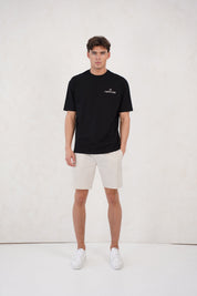 Capo Club Craftsman Crest T-Shirt - Black/Porpoise