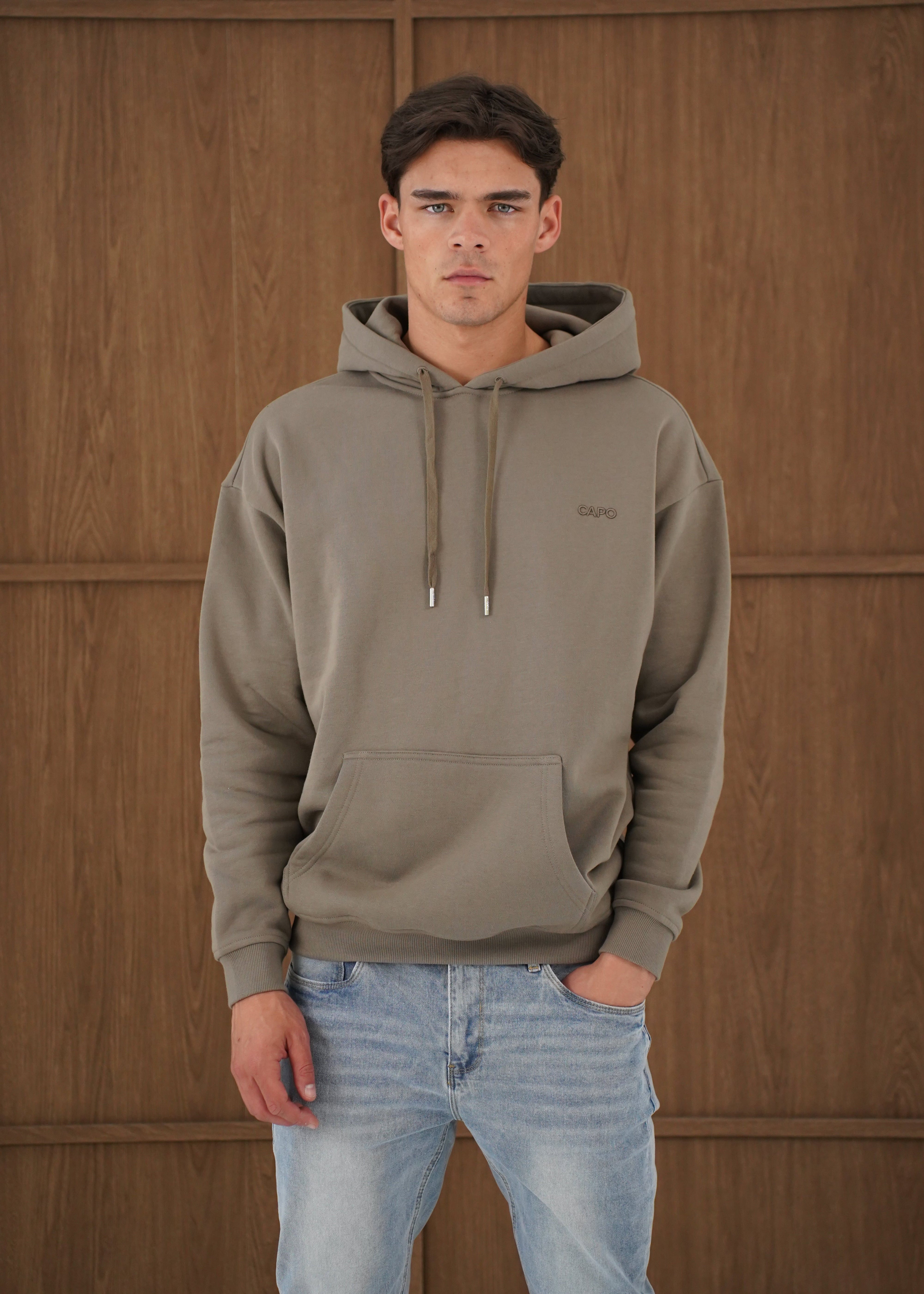 Capo Tracksuit Overhead Hoodie - Olive