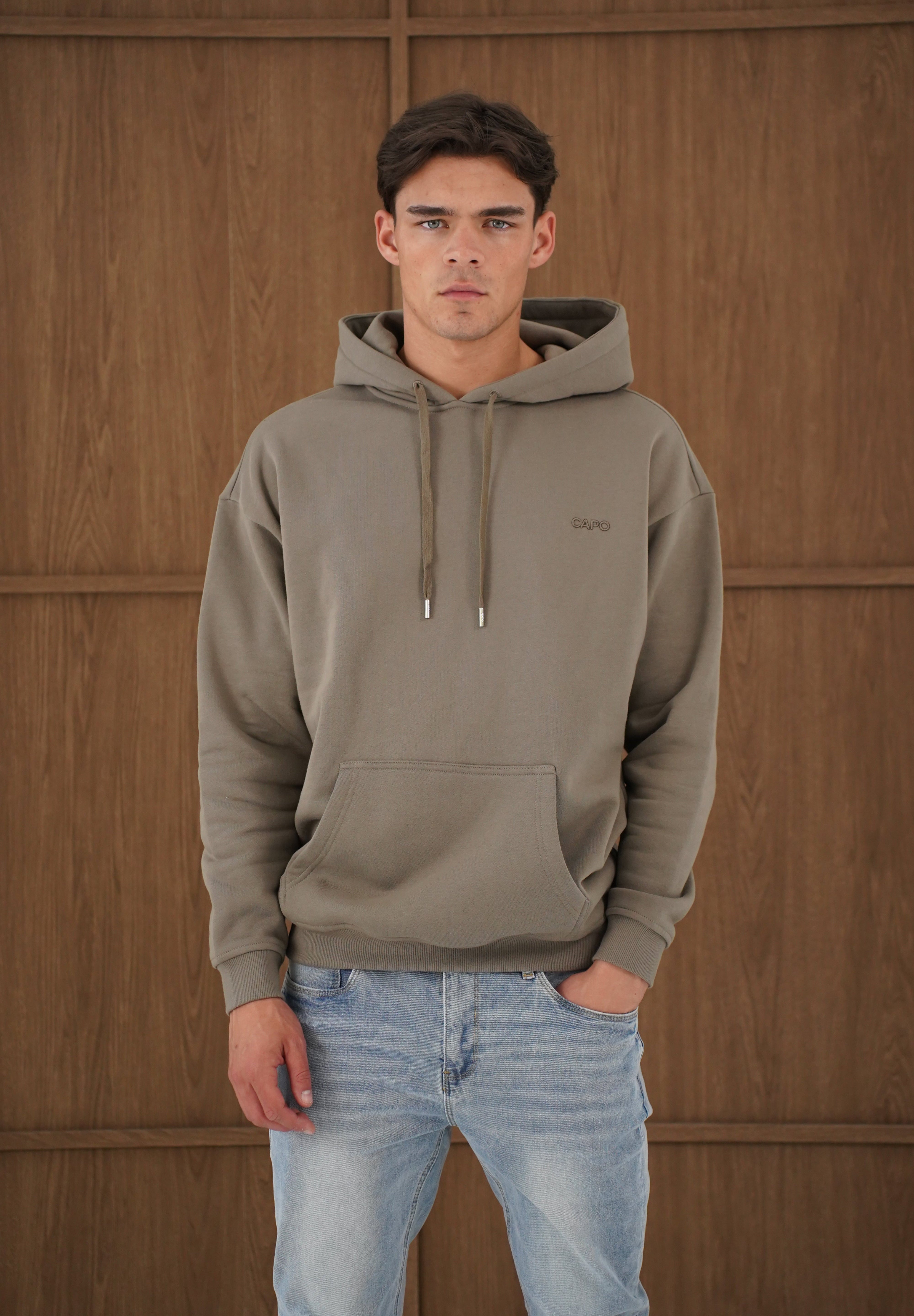 Capo Tracksuit Overhead Hoodie - Olive