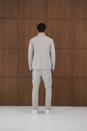 Capo Utility Overshirt - Light Grey