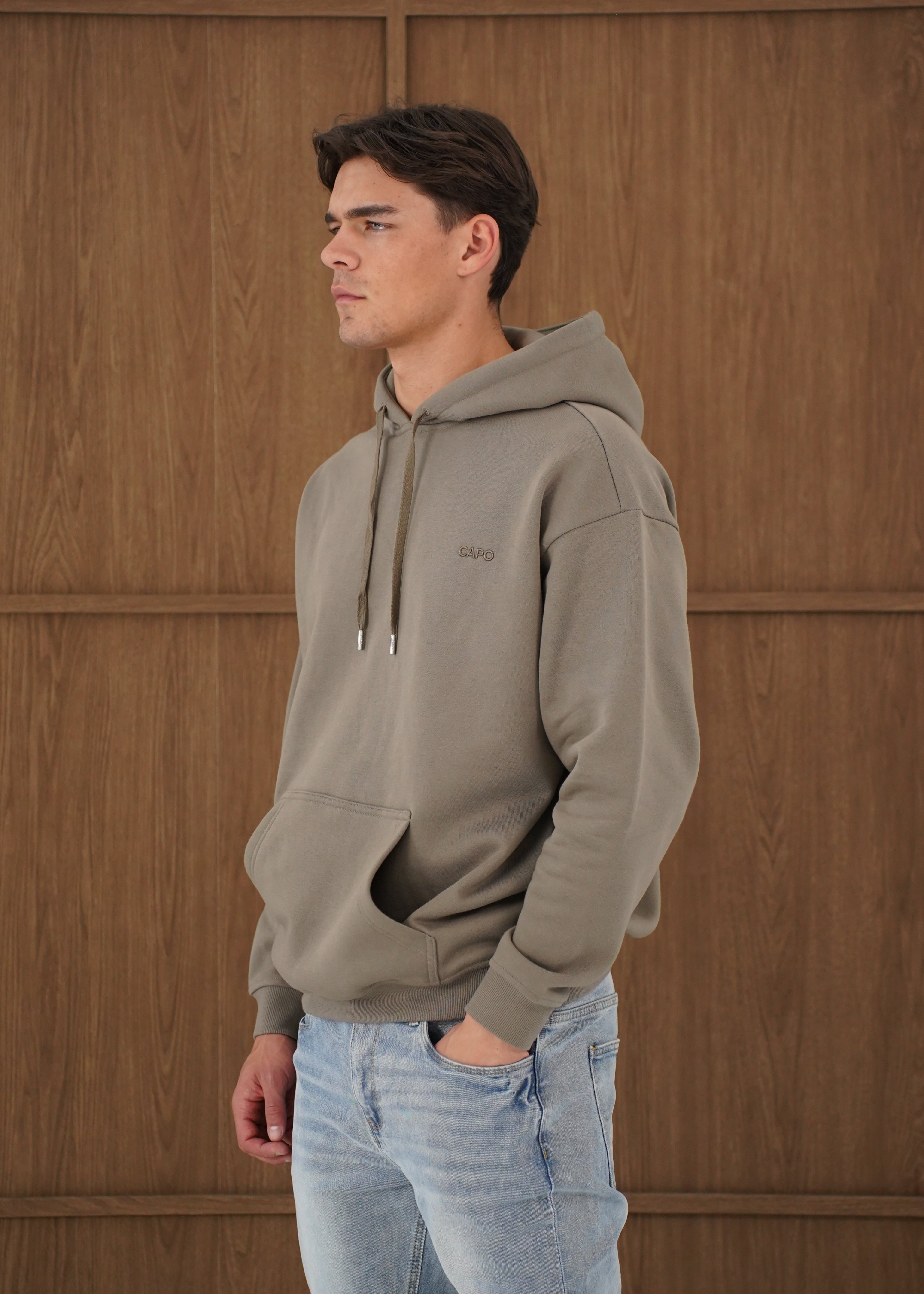 Capo Tracksuit Overhead Hoodie - Olive