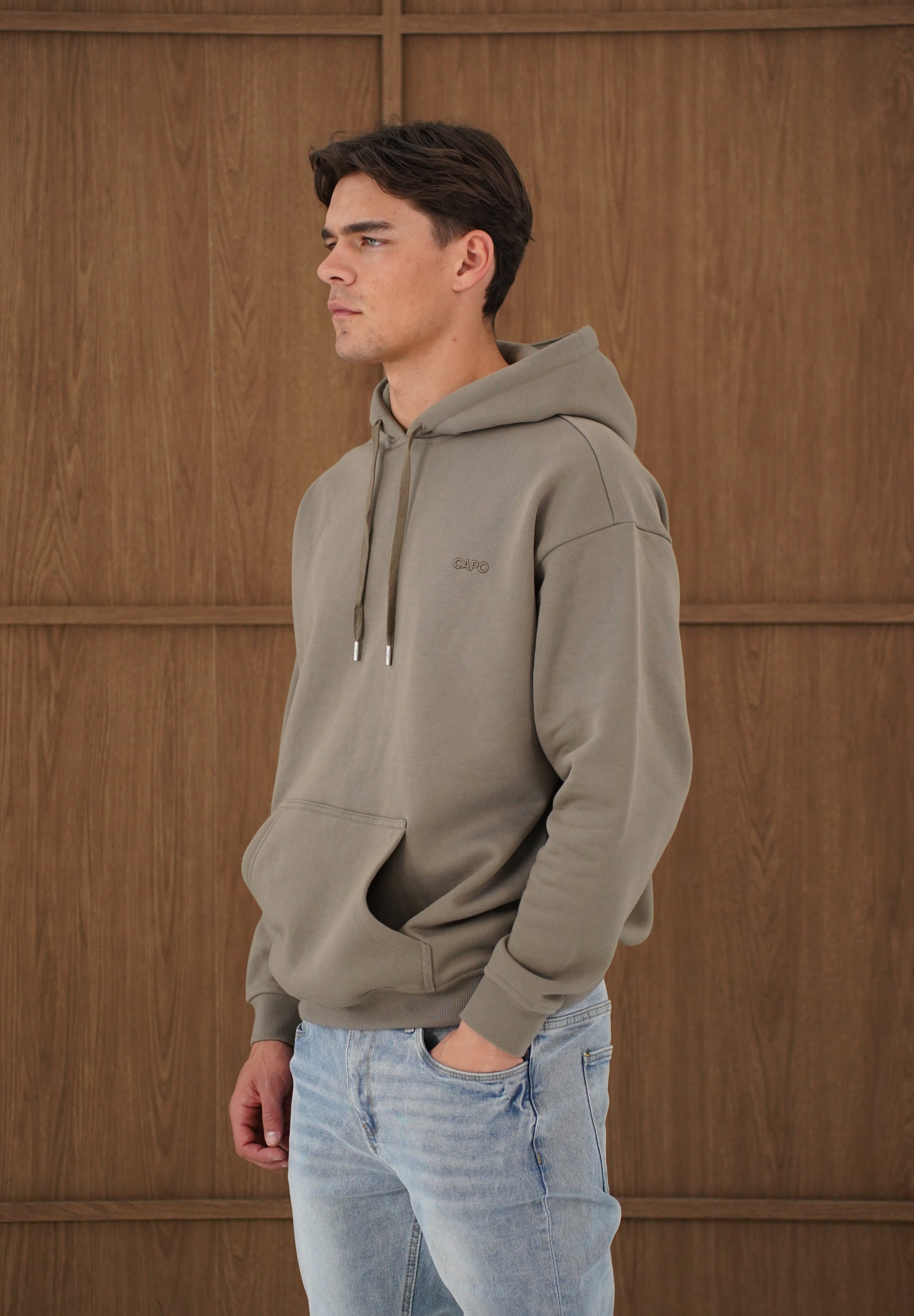 Capo Tracksuit Overhead Hoodie - Olive