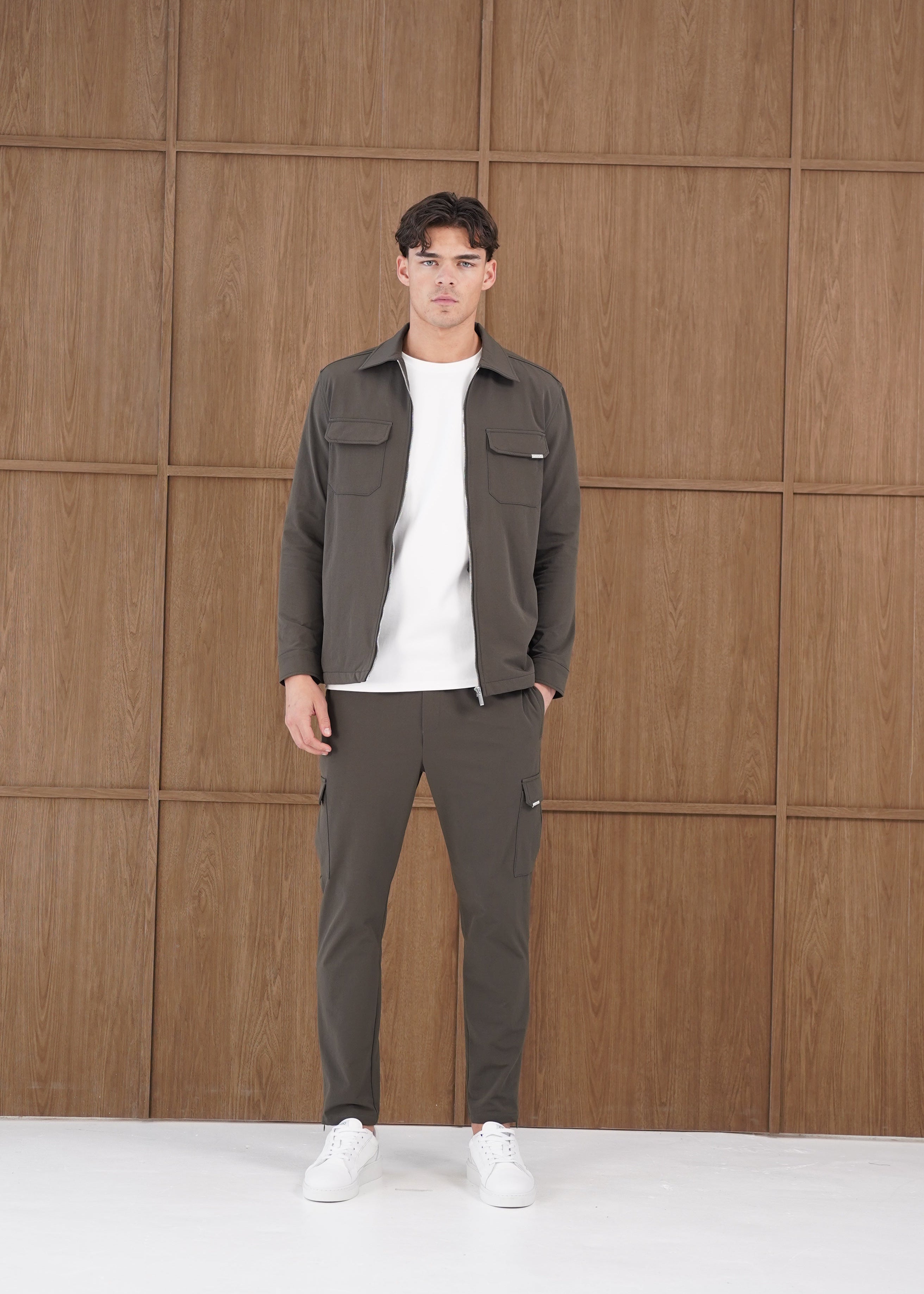 Capo Utility Overshirt - Khaki