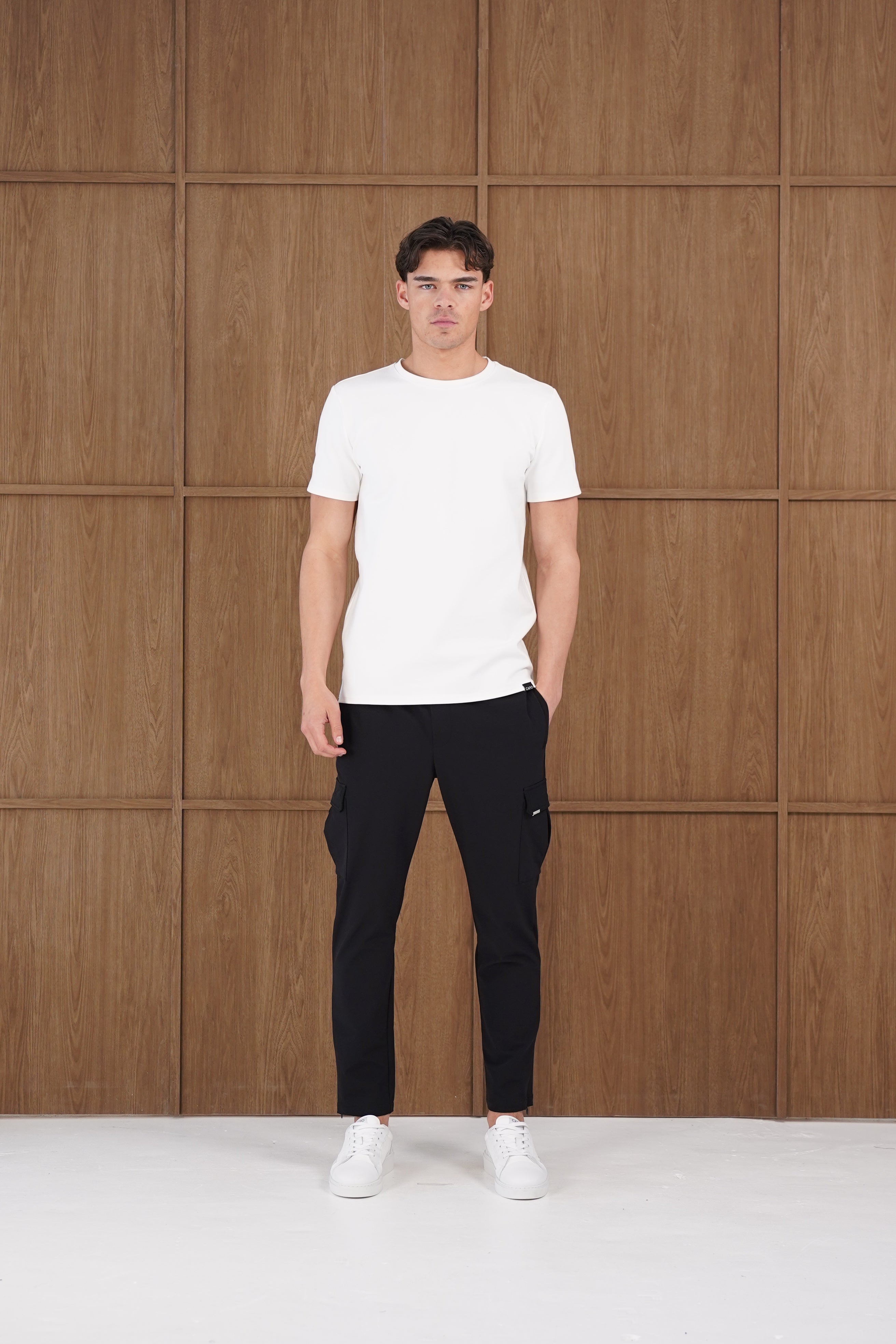 Capo Utility Regular Cargo Pants - Black