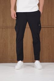 Capo Utility Regular Cargo Pants - Black