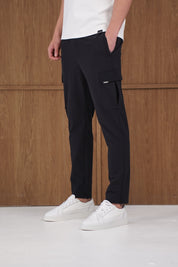 Capo Utility Regular Cargo Pants - Black