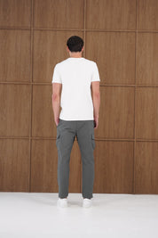 Capo Utility Regular Cargo Pants - Charcoal