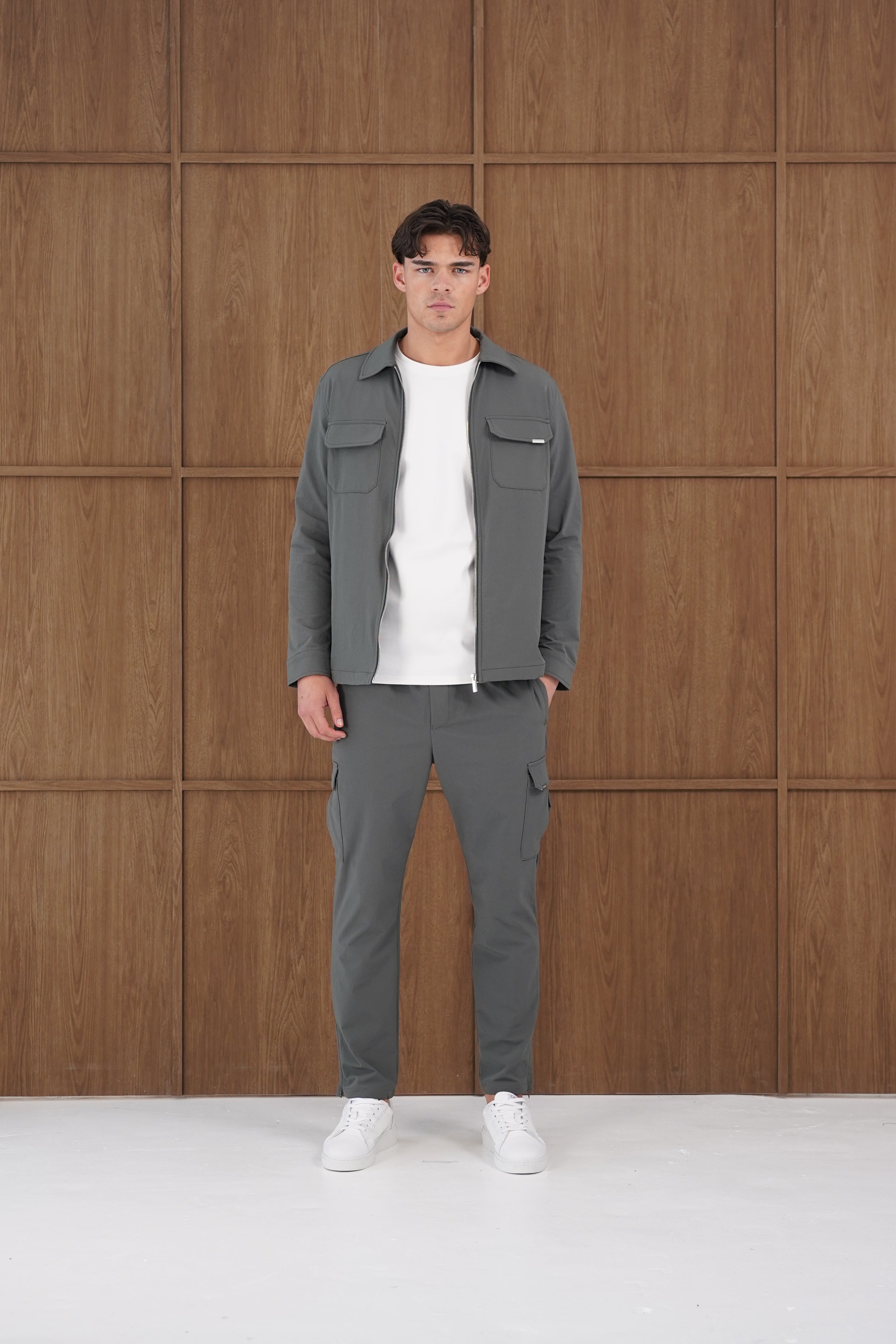 Capo Utility Overshirt - Charcoal