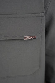 Capo Utility Overshirt - Charcoal