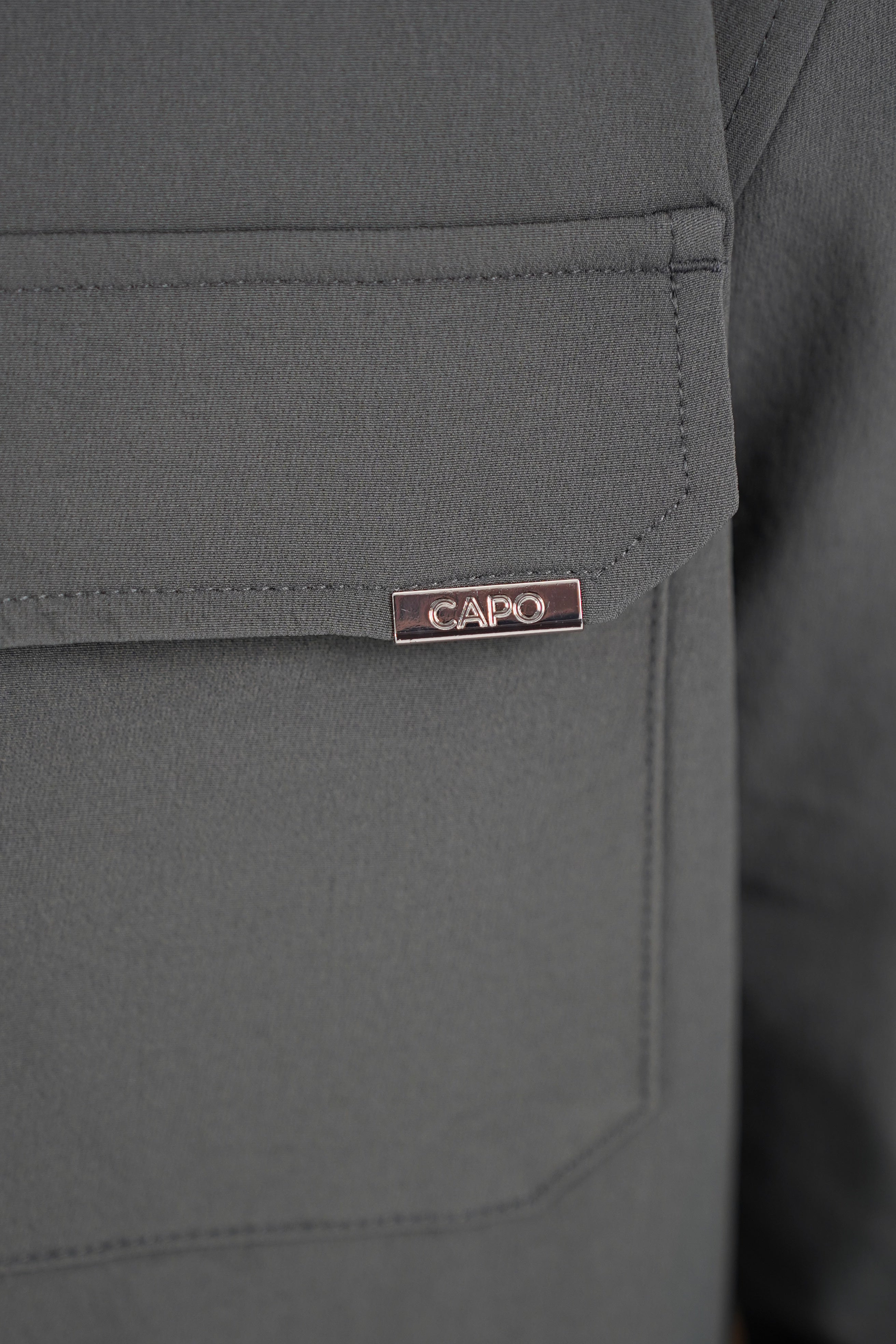 Capo Utility Overshirt - Charcoal
