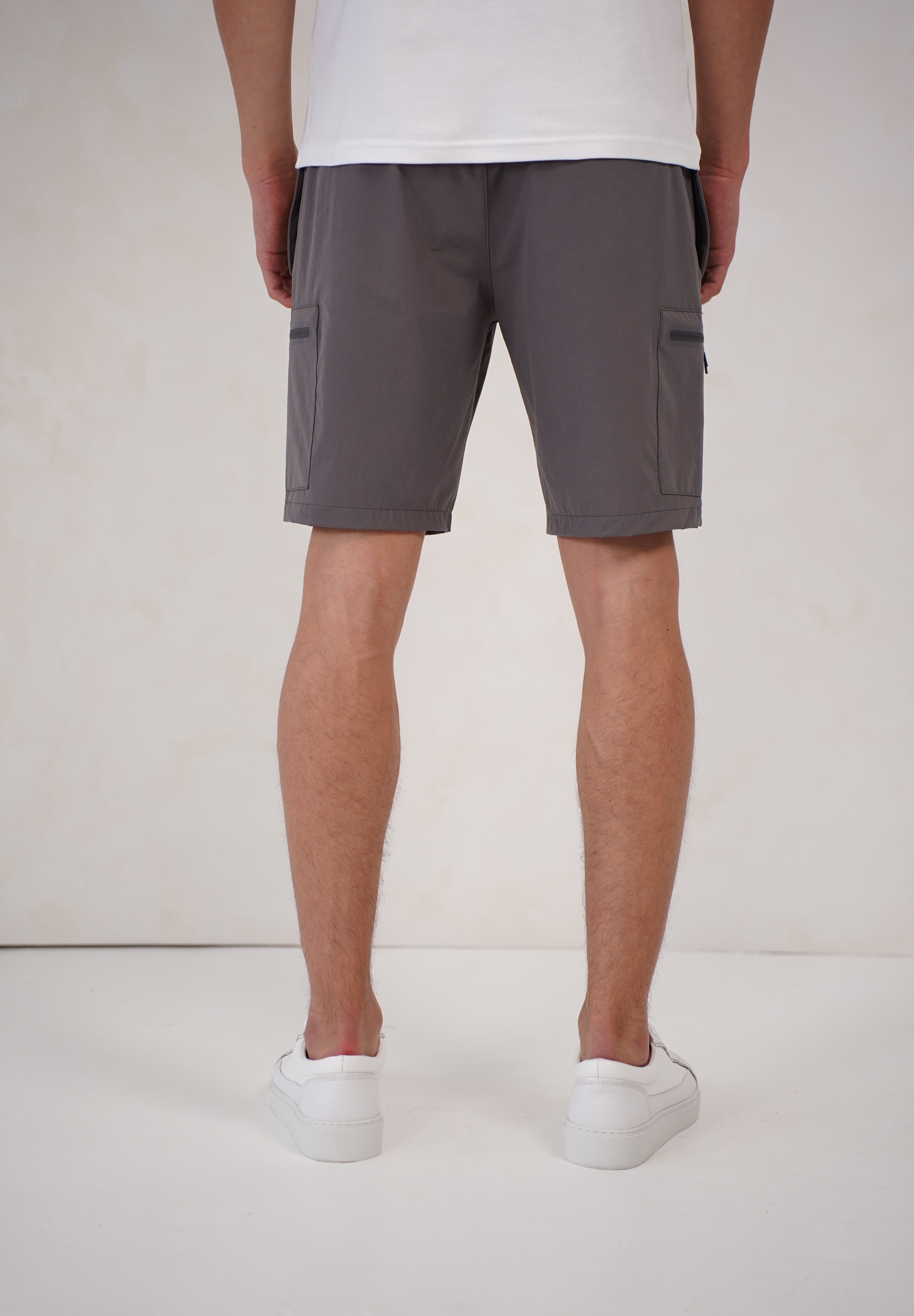 Capo Utility Tech Cargo Short - Charcoal