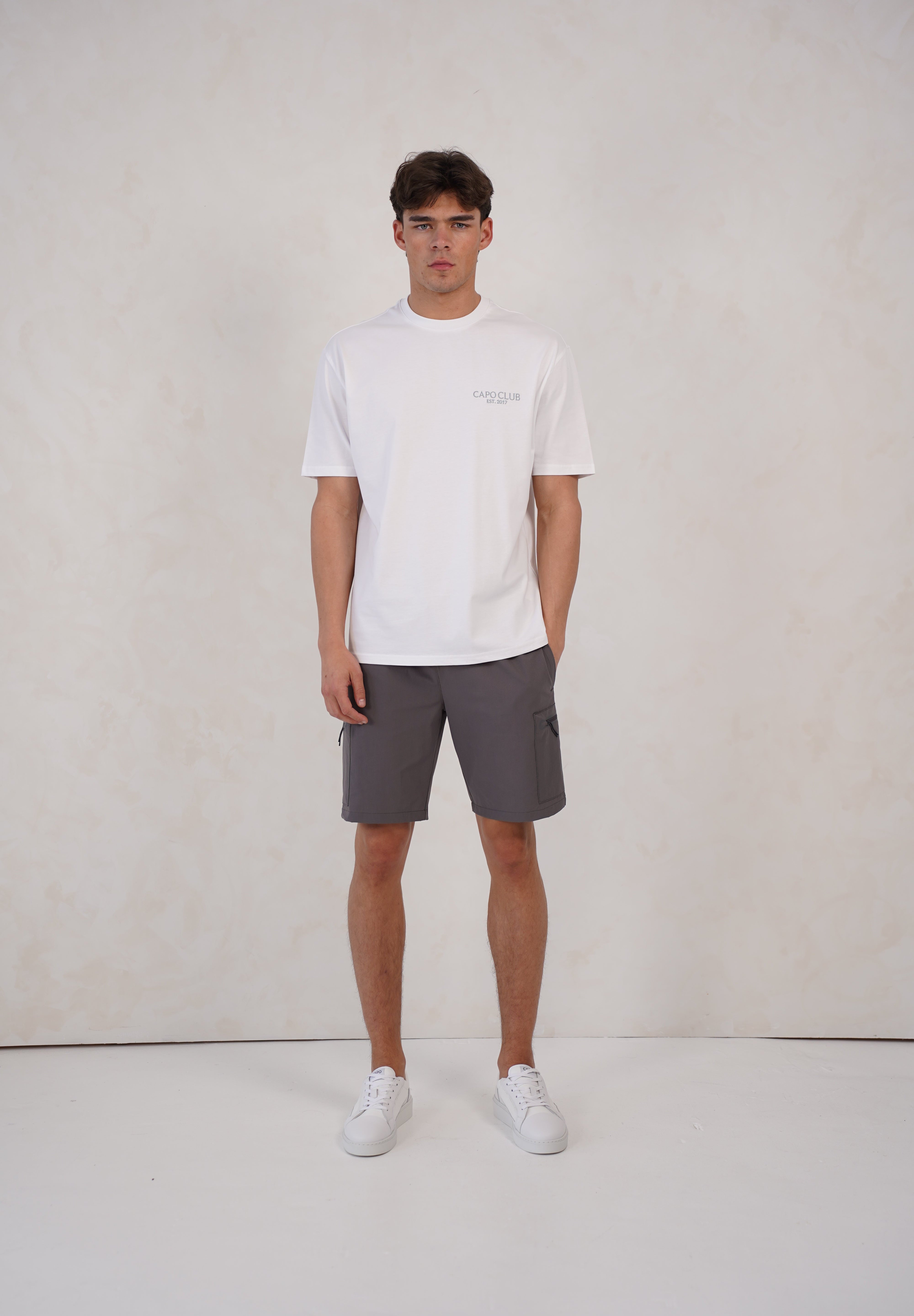 Capo Utility Tech Cargo Short - Charcoal