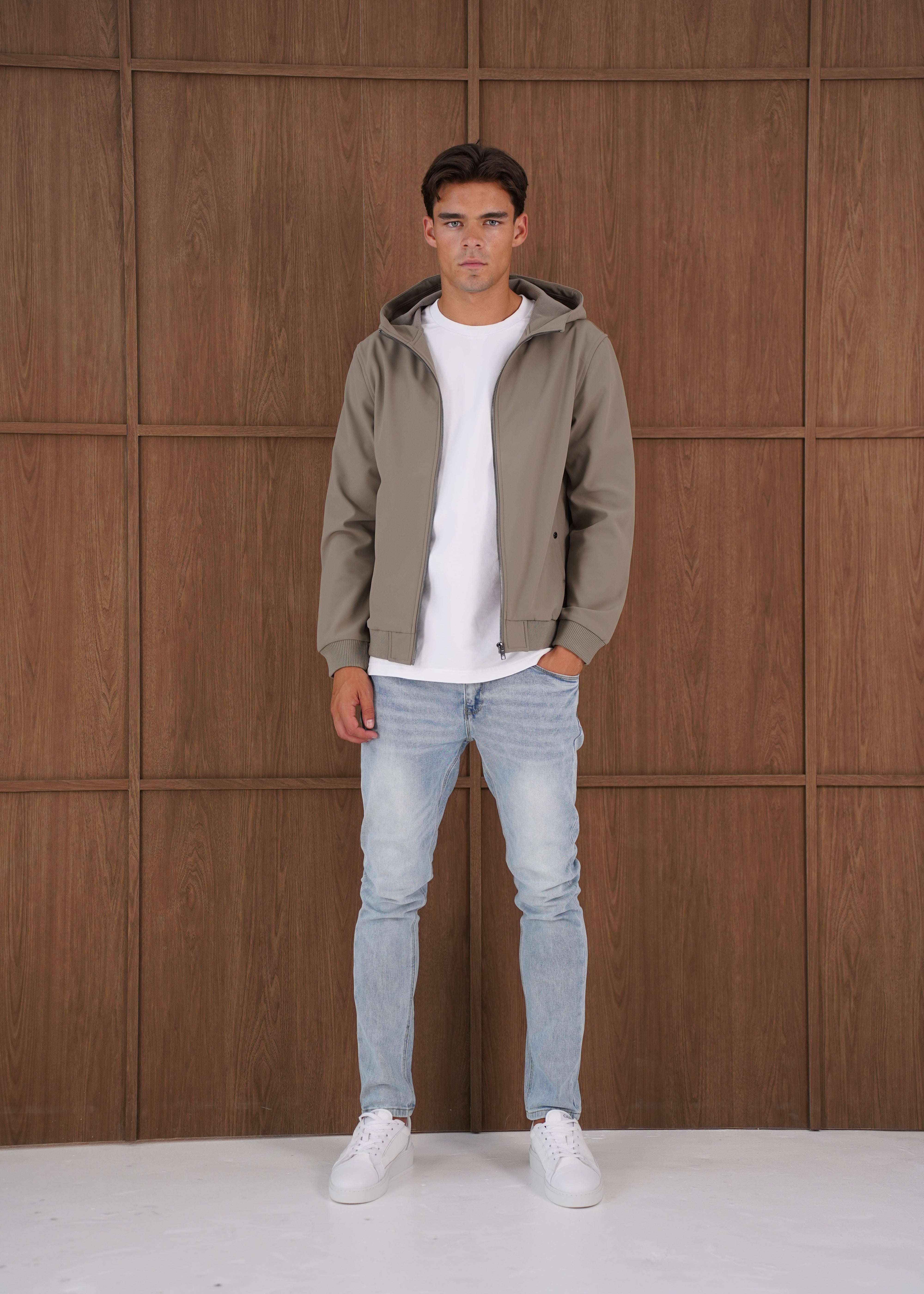 Capo Soft Shell Hood Jacket - Olive