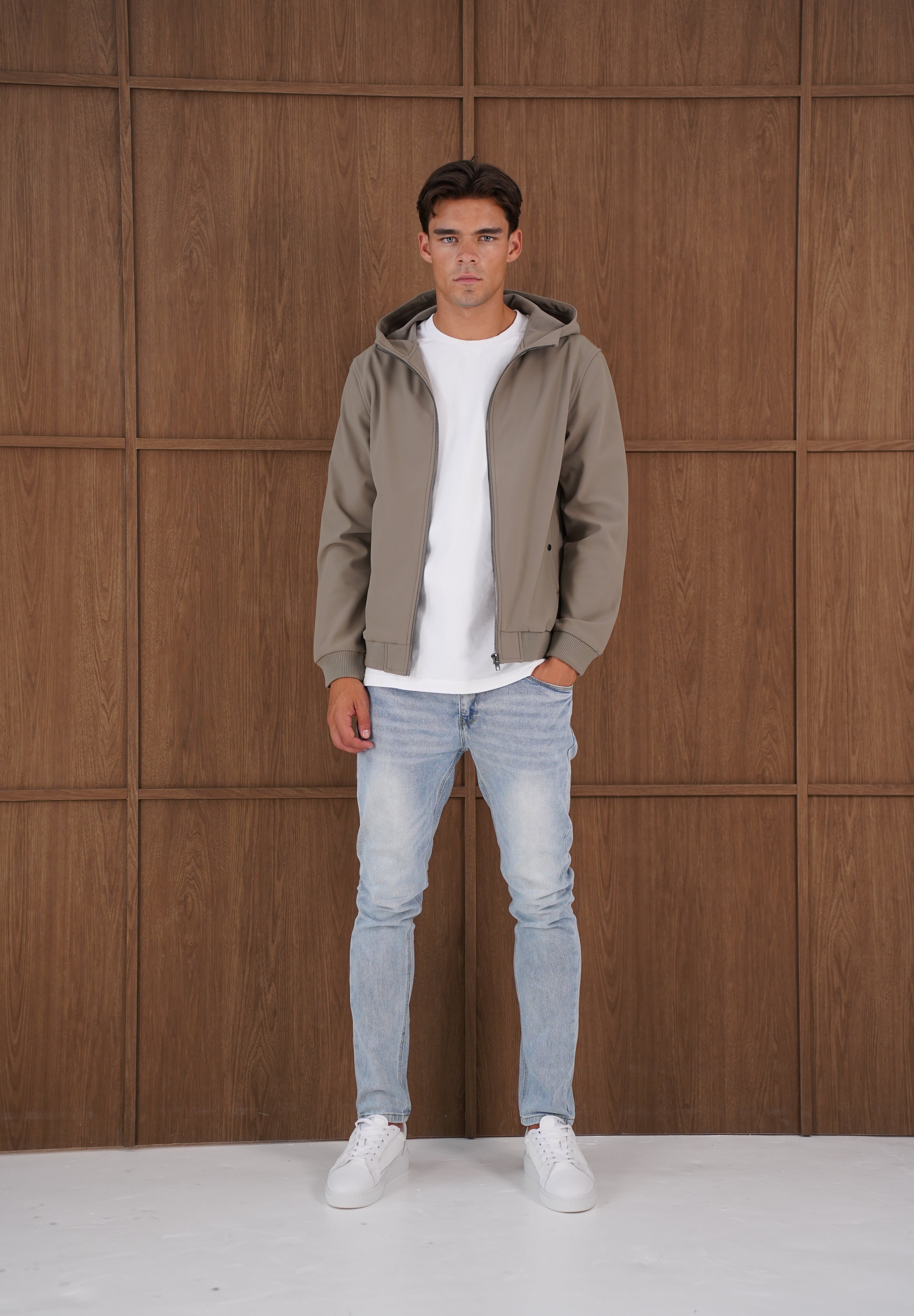 Capo Soft Shell Hood Jacket - Olive