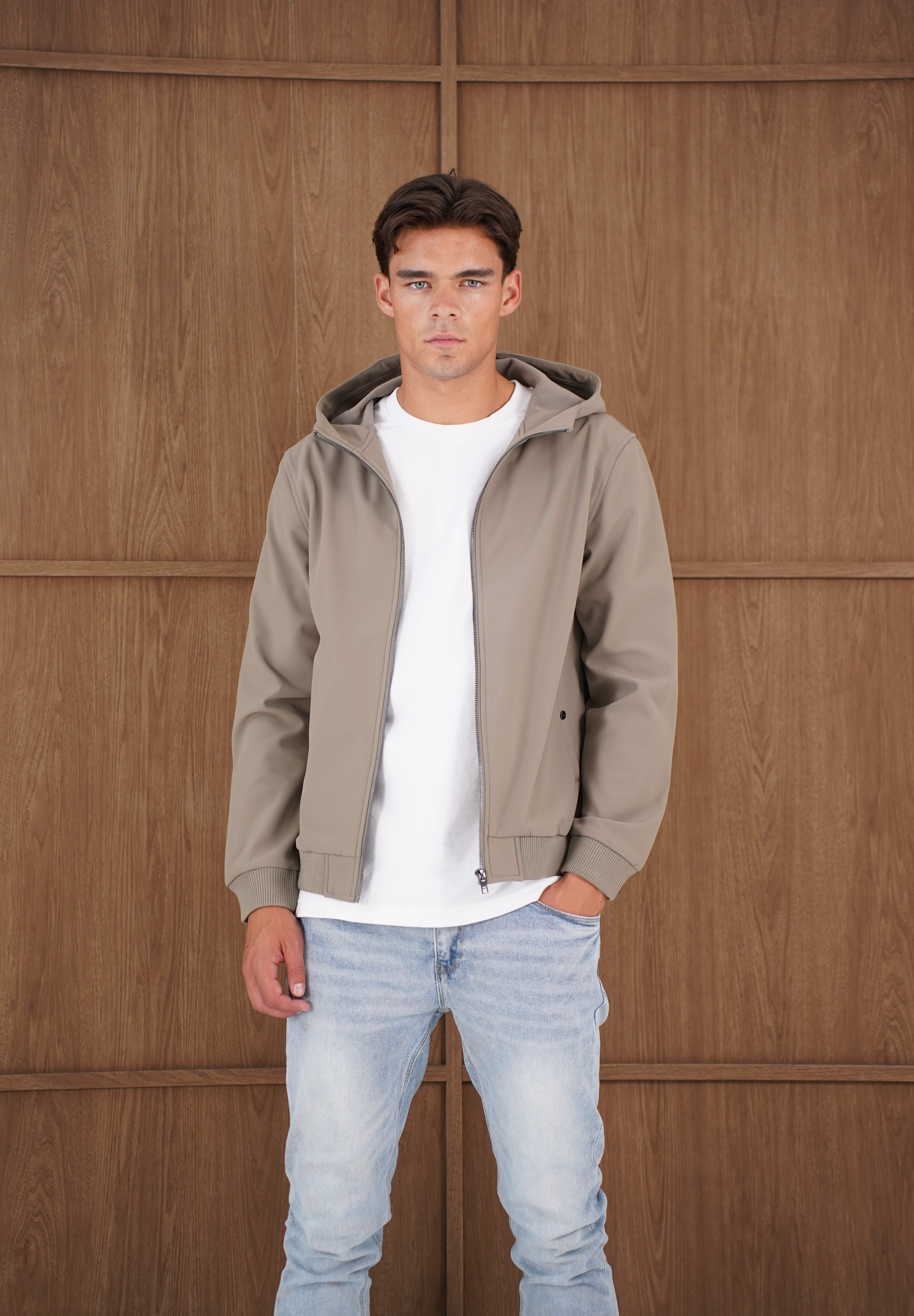Capo Soft Shell Hood Jacket - Olive