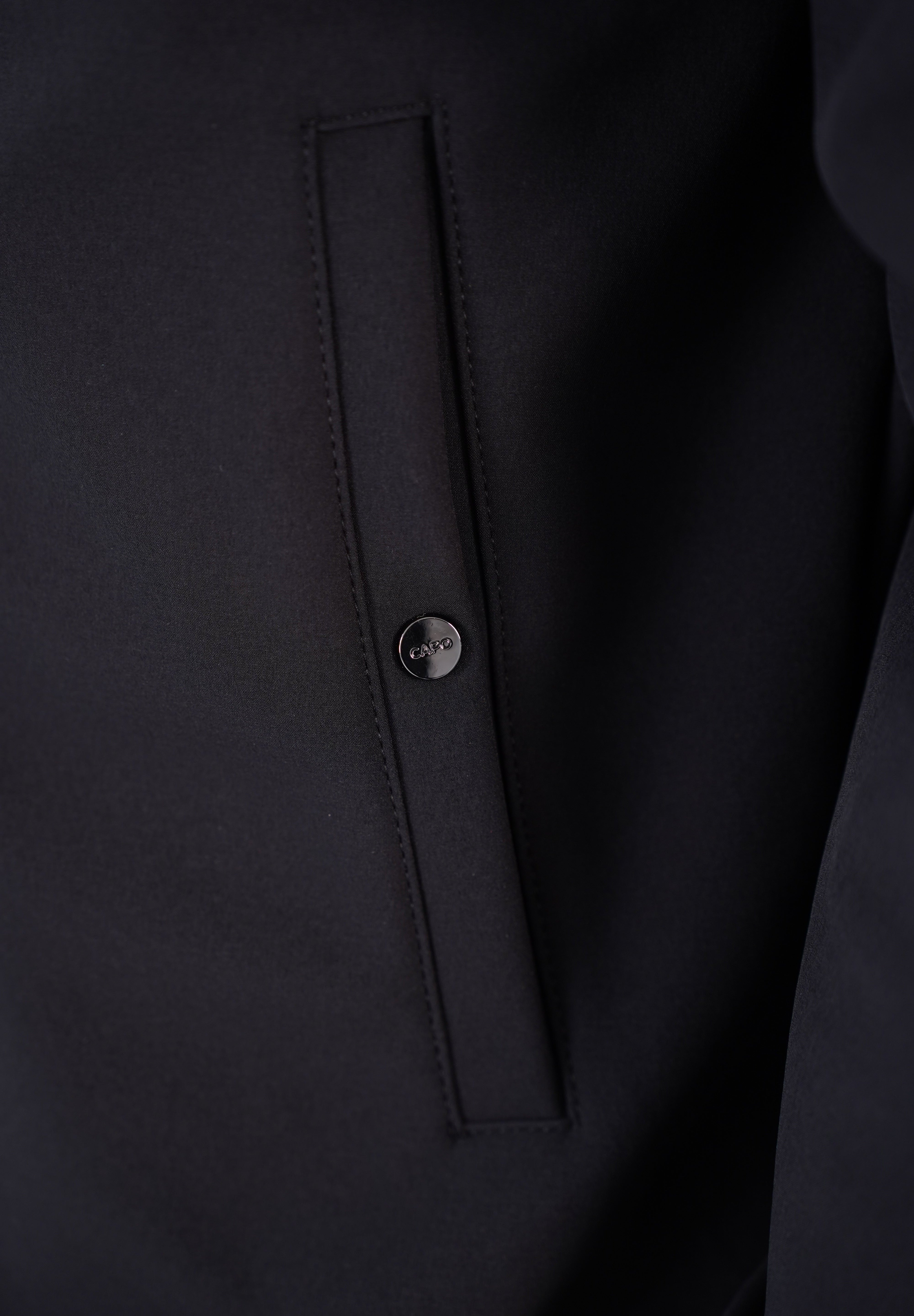 Capo Soft Shell Hood Jacket - Black