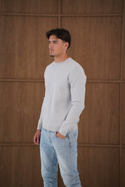 Capo CABLE Knit Jumper - Grey