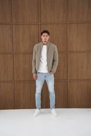 Capo Padded Bomber Jacket - Olive