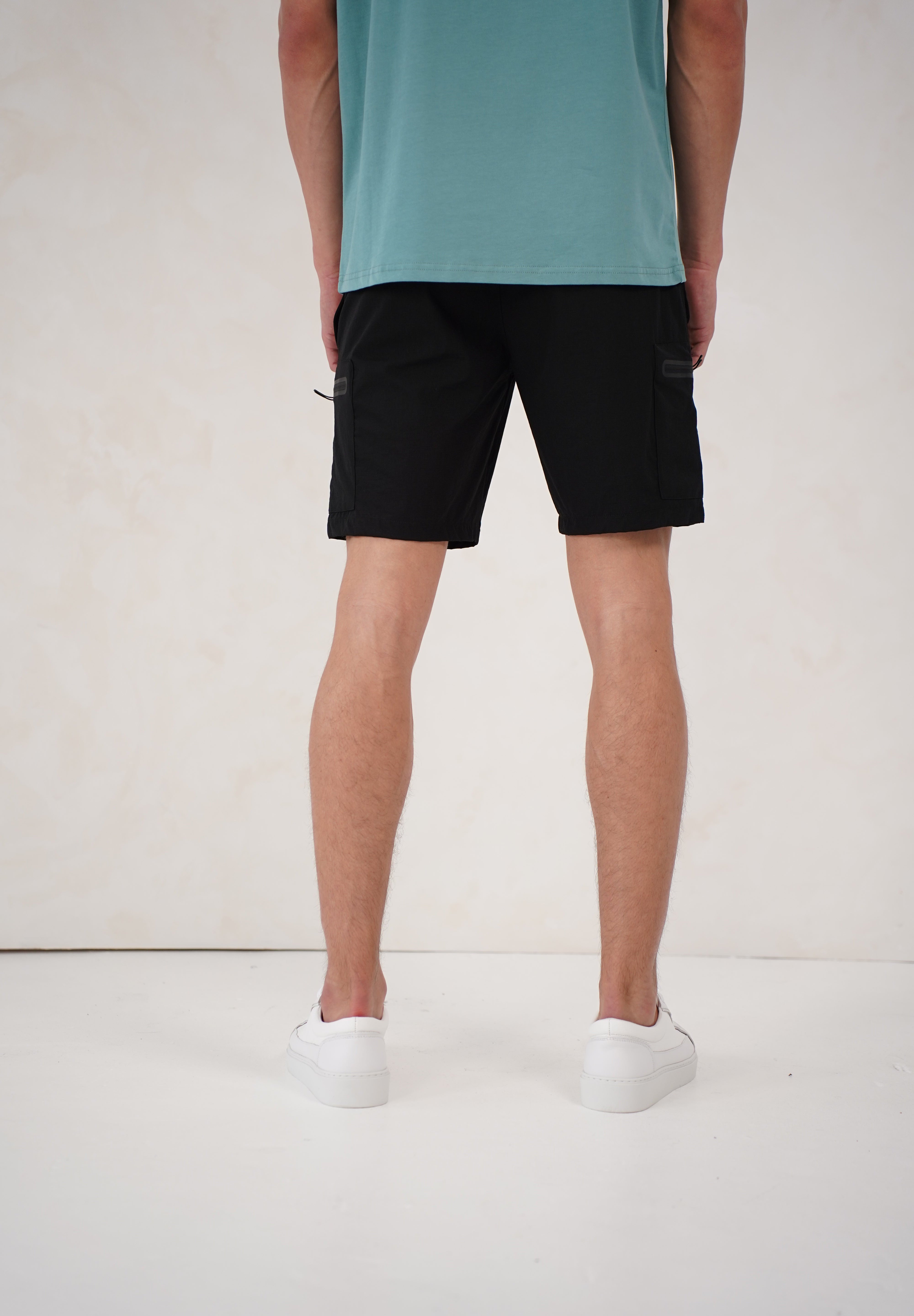 Capo Utility Tech Cargo Short - Black