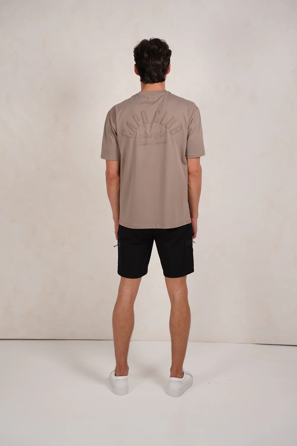 Capo Club Script T-Shirt - Tonal Mushroom