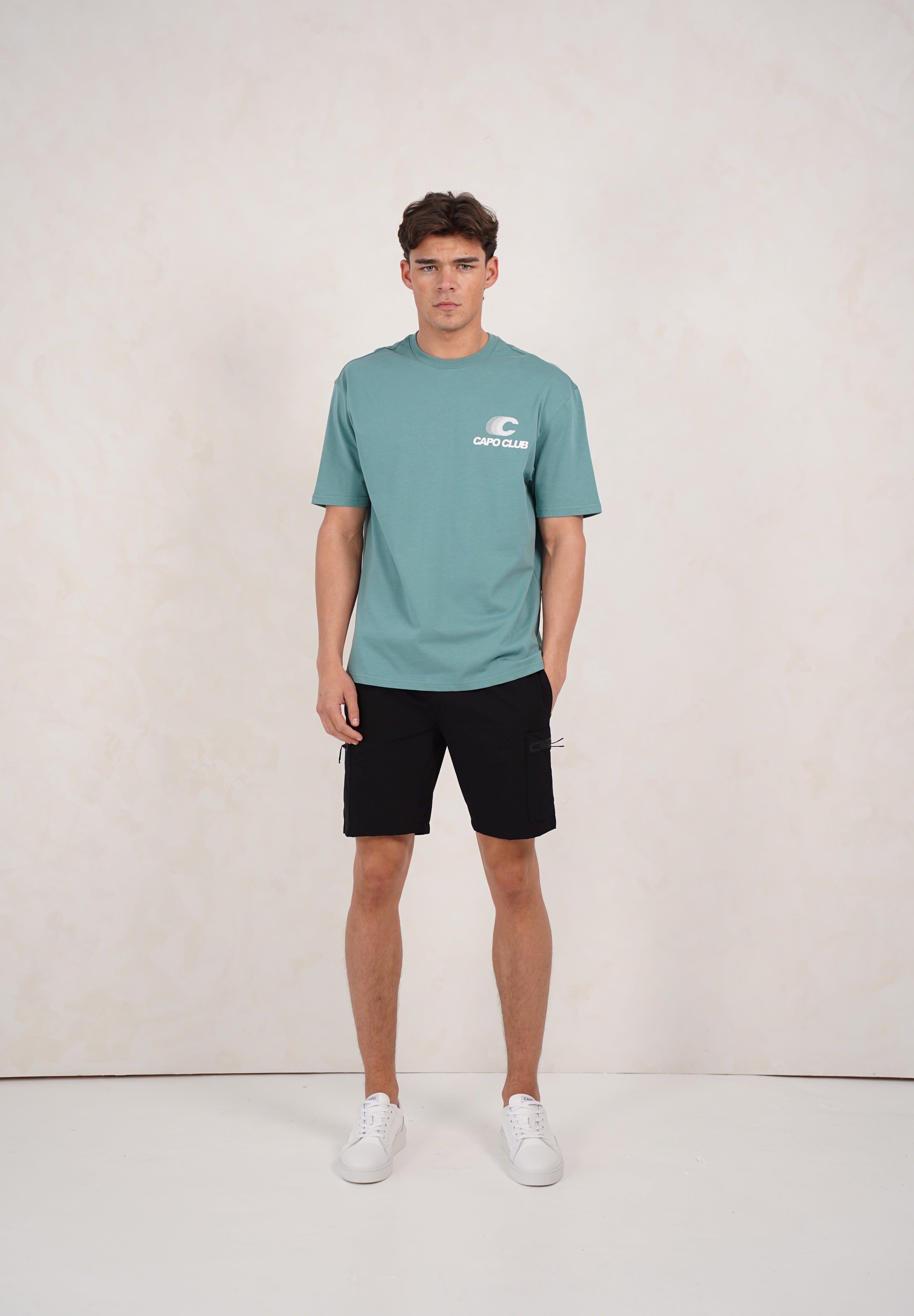 Capo Club Speed T-Shirt - Oil Blue/White