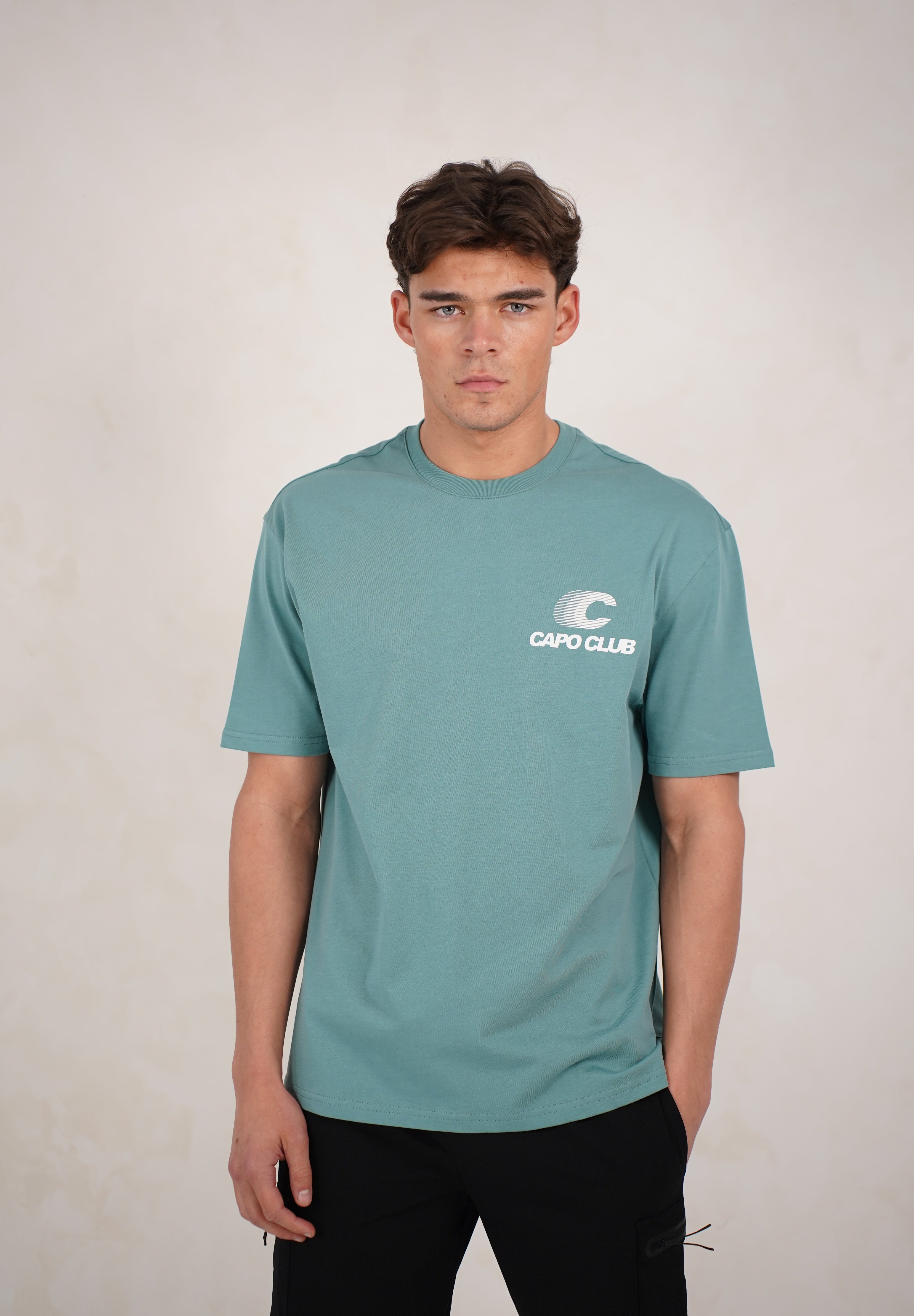 Capo Club Speed T-Shirt - Oil Blue/White