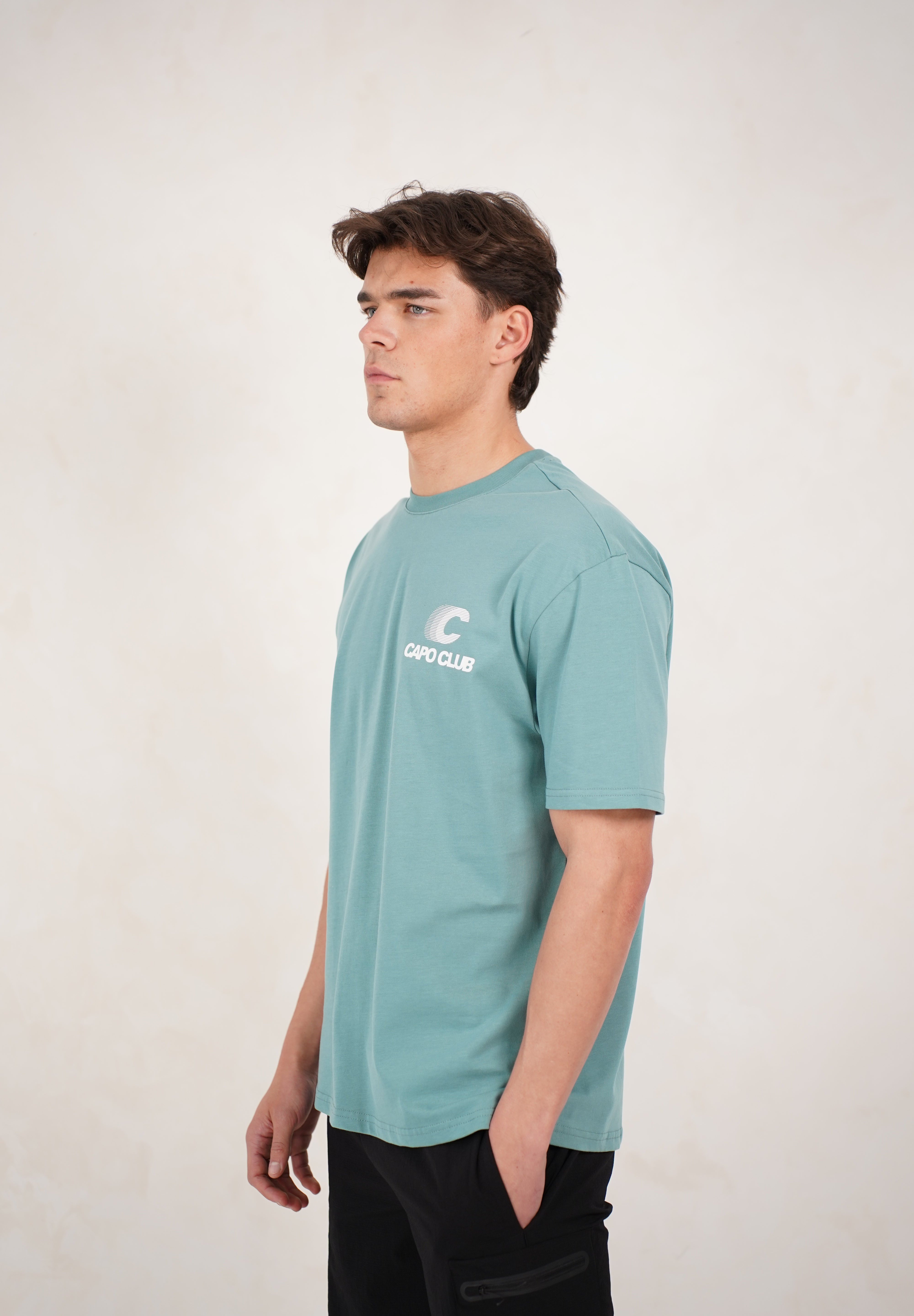 Capo Club Speed T-Shirt - Oil Blue/White