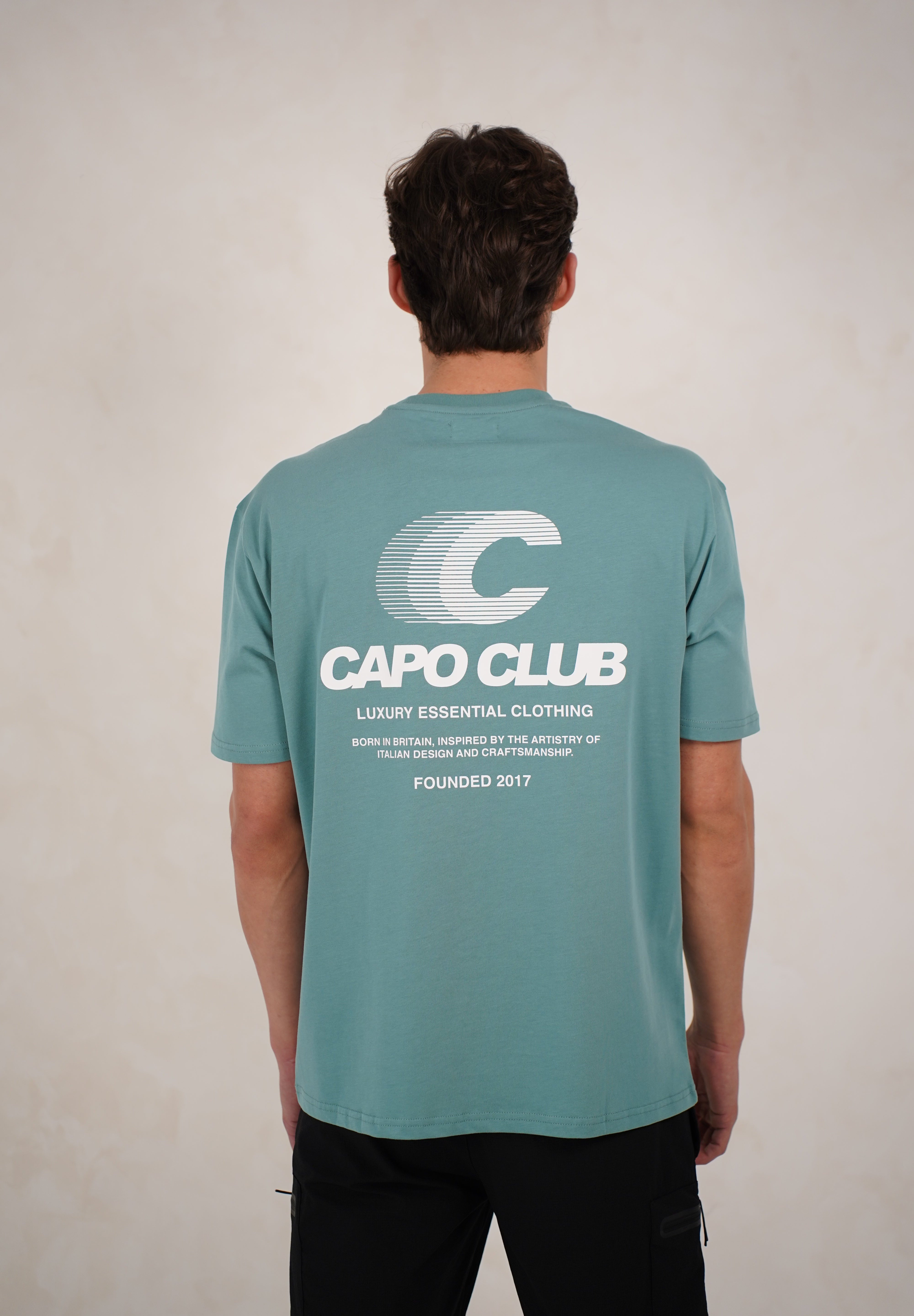 Capo Club Speed T-Shirt - Oil Blue/White