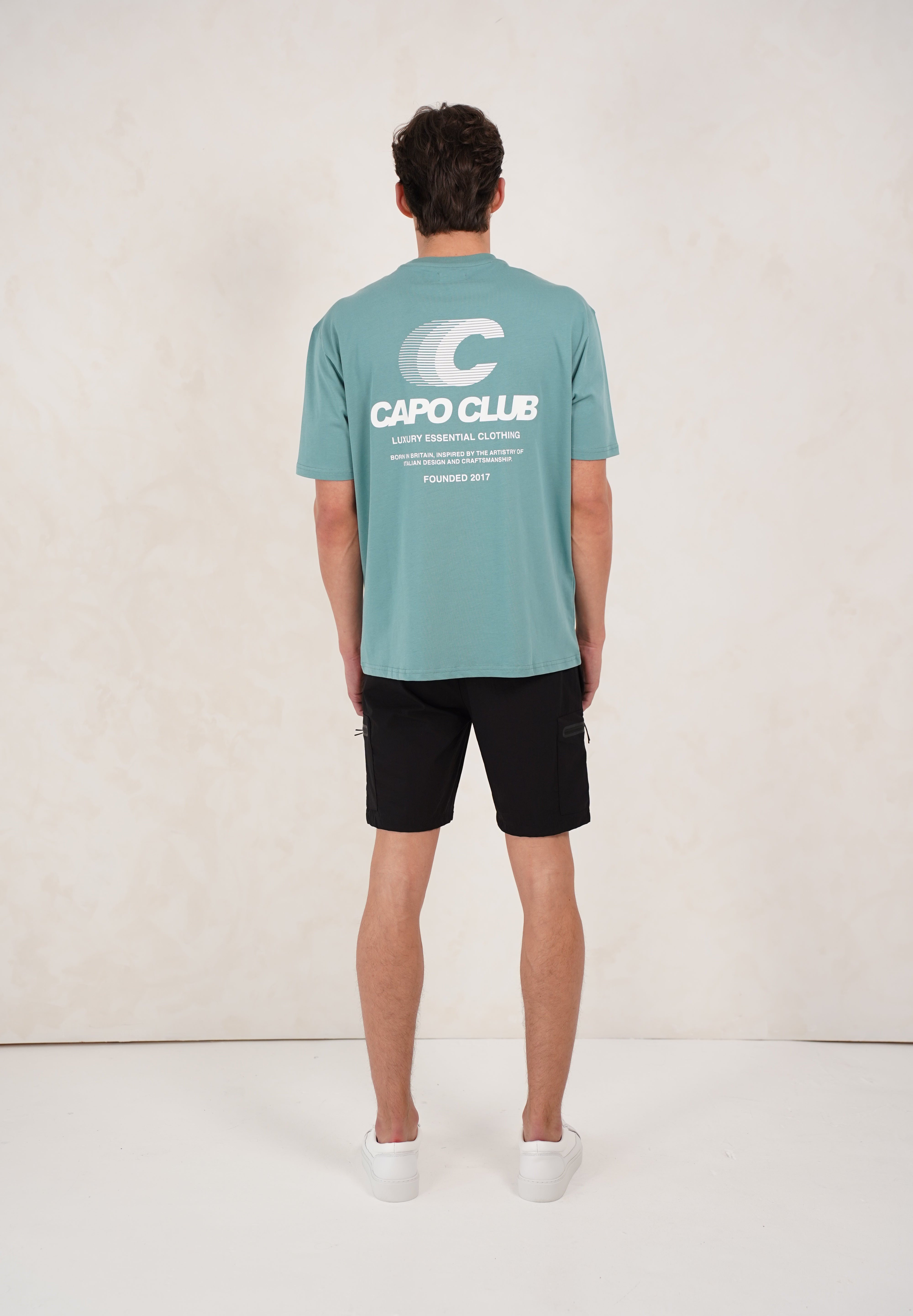 Capo Club Speed T-Shirt - Oil Blue/White